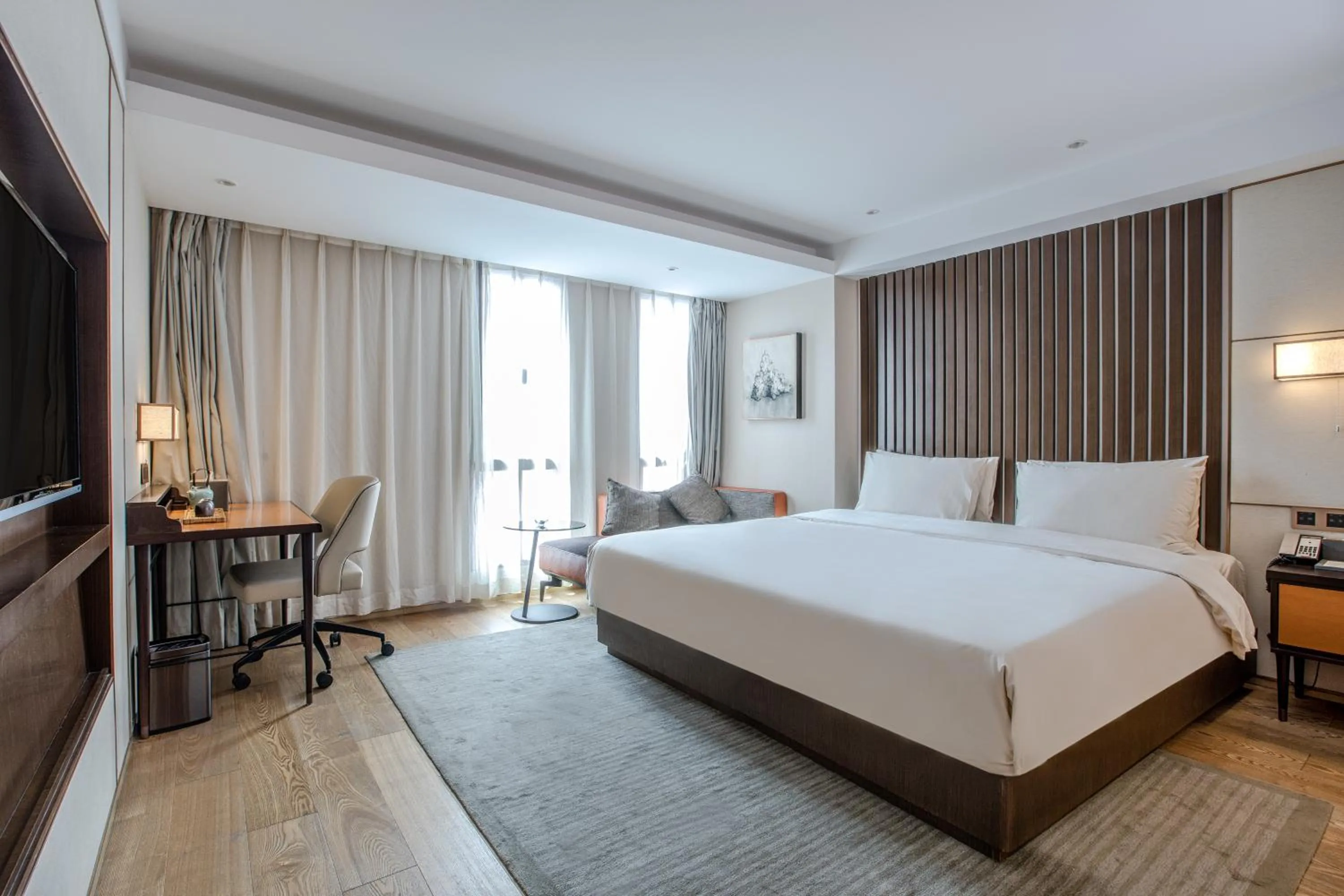 Photo of the whole room in Xi'an Bell Tower Atour S Wu Hotel