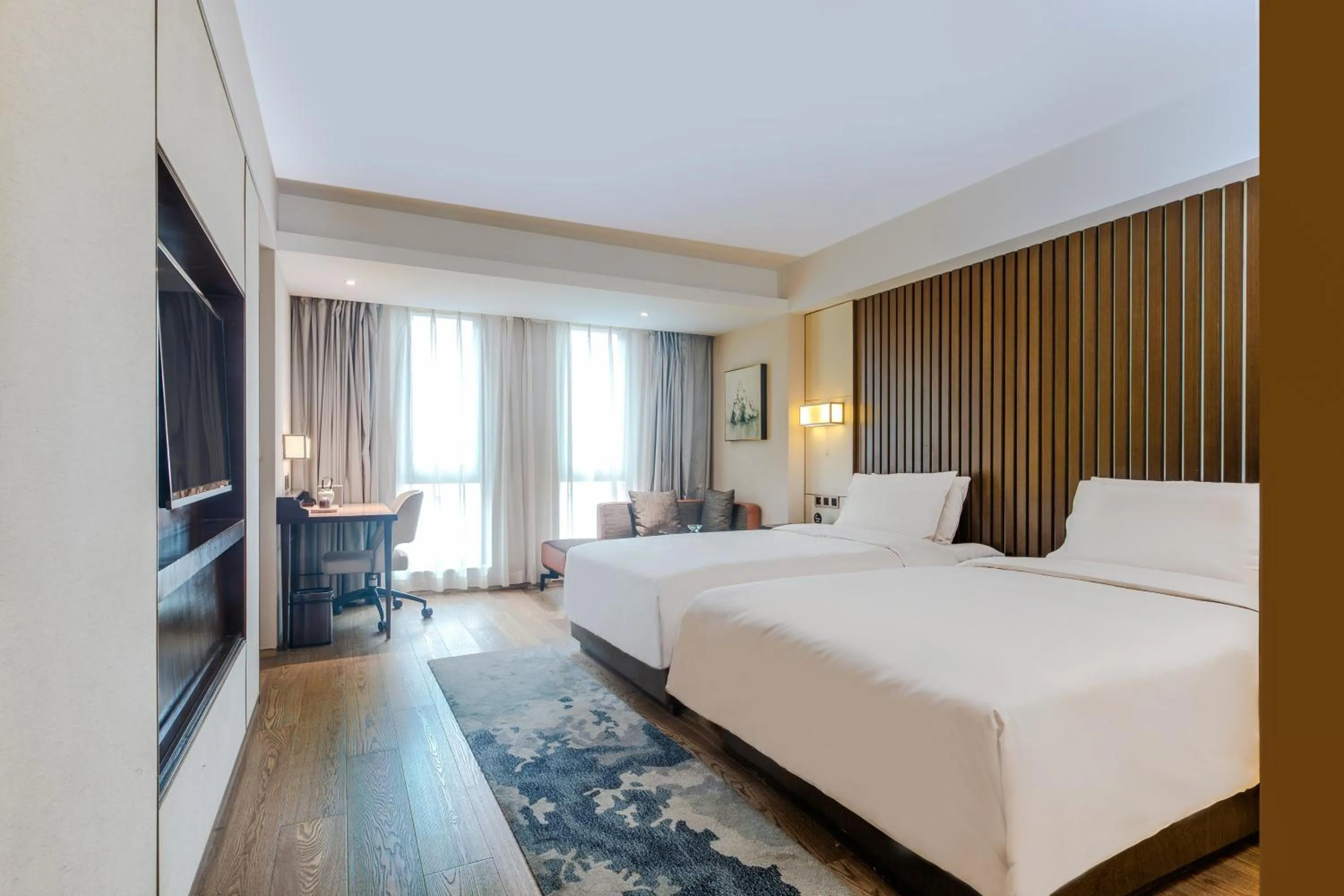 Photo of the whole room in Xi'an Bell Tower Atour S Wu Hotel