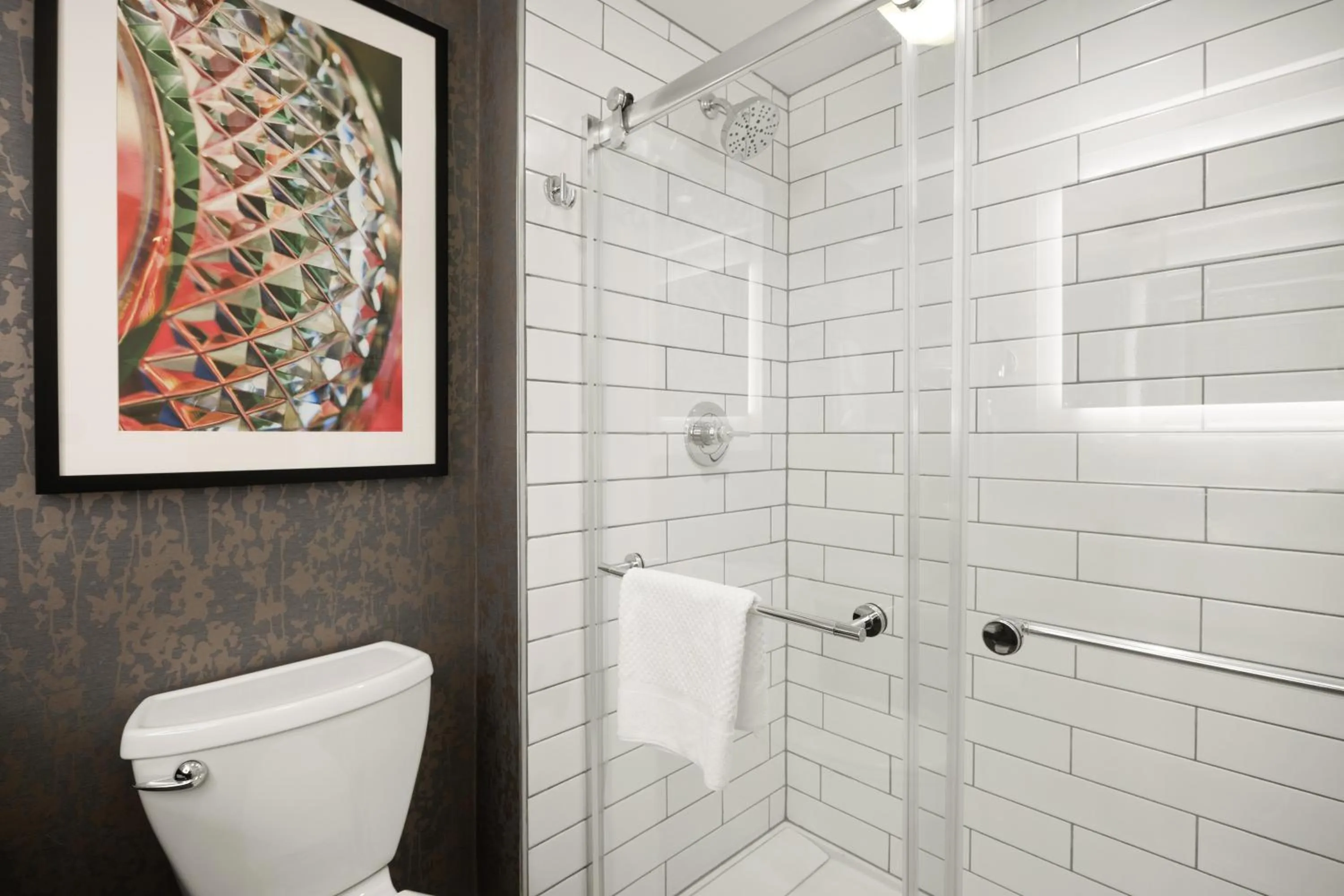 Shower in Radisson Hotel Corning