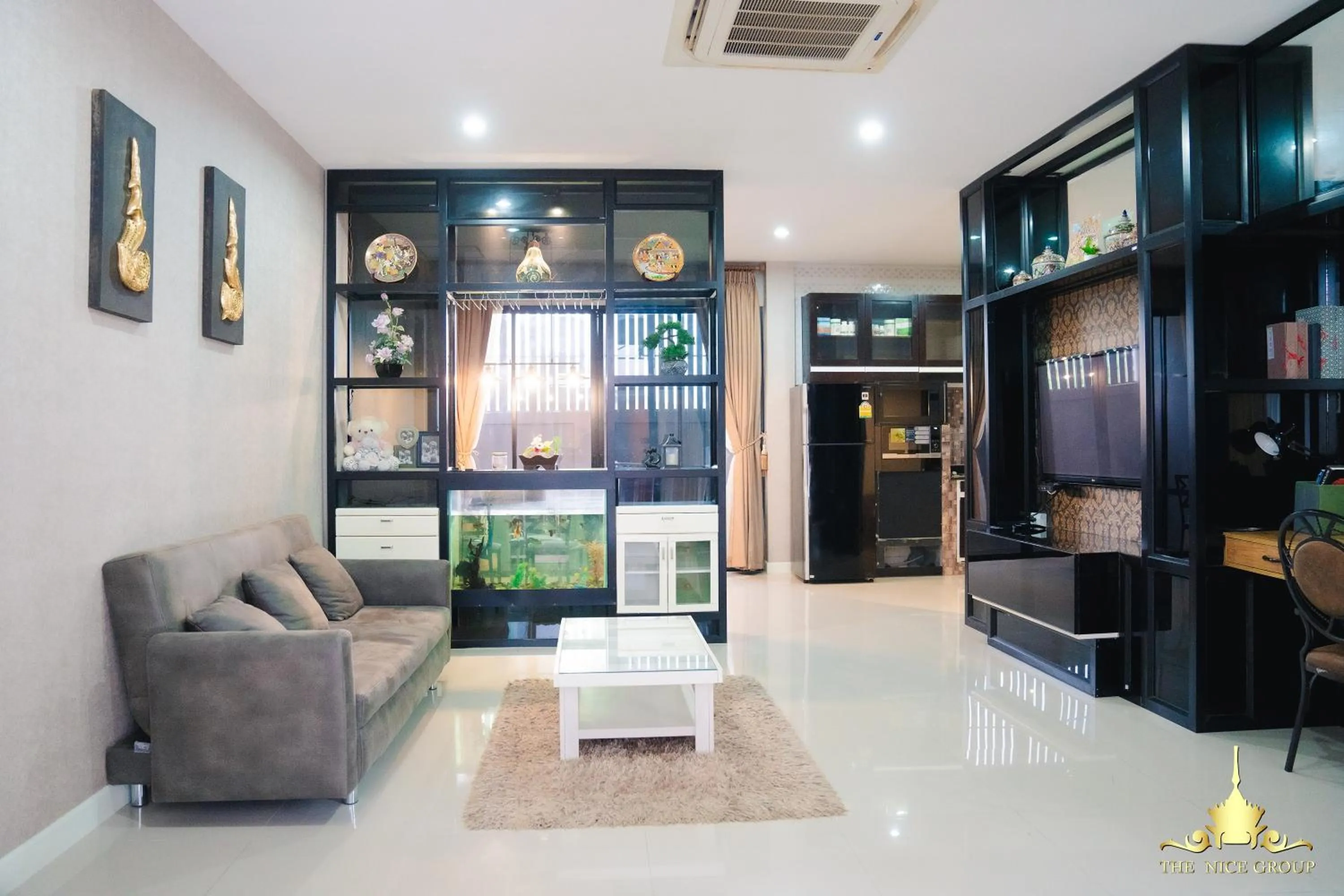 Living room in Nice Villa Resort Hat Yai