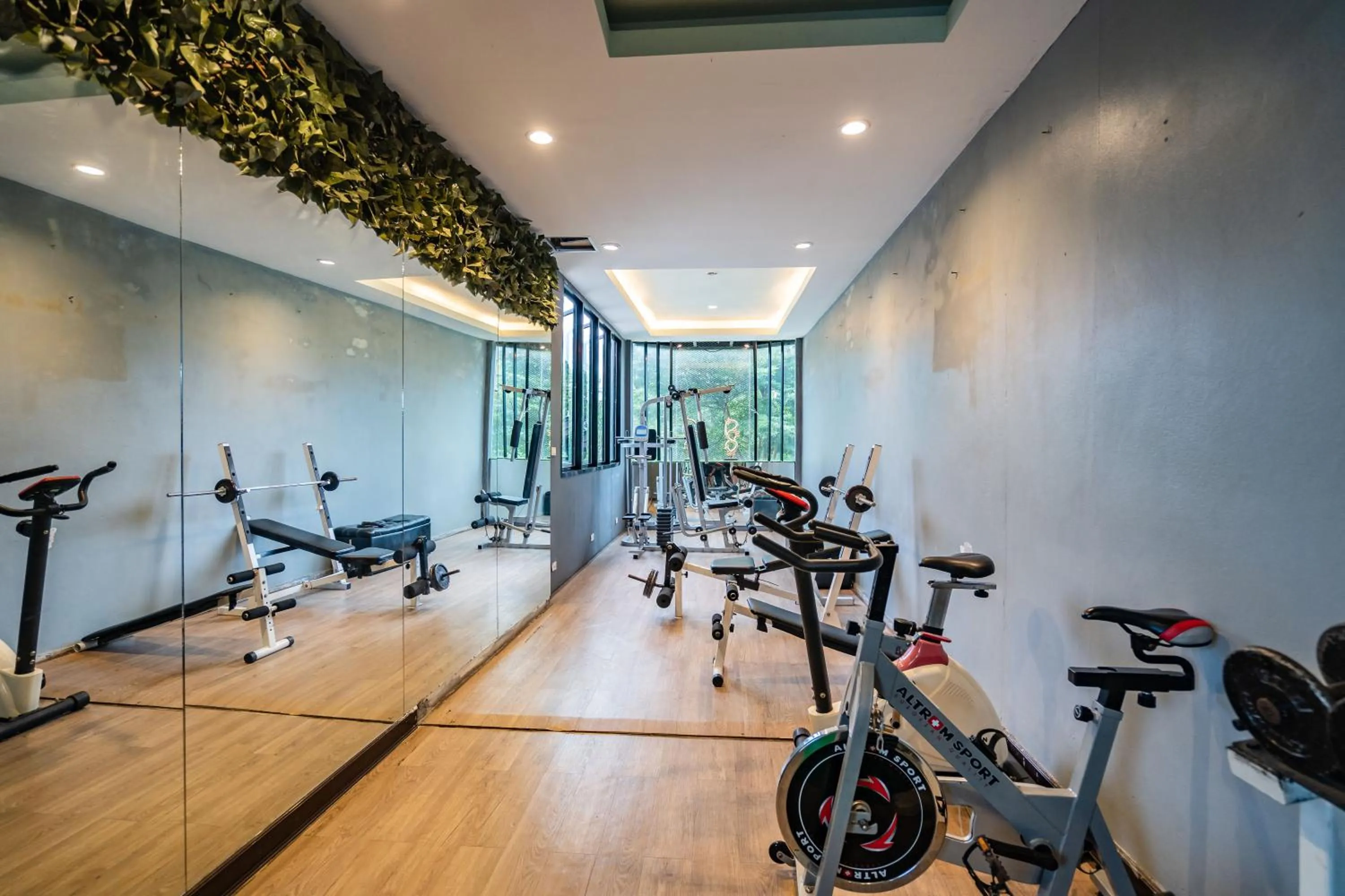 Fitness centre/facilities in Nice Villa Resort Hat Yai