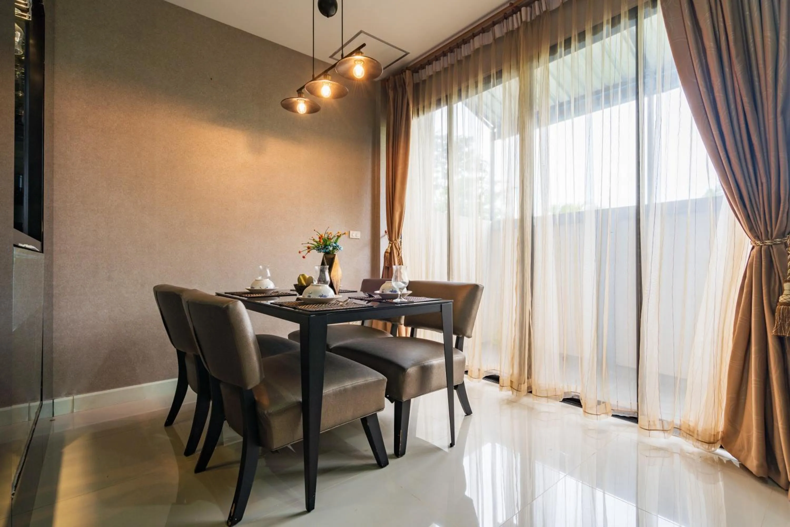 Dining area in Nice Villa Resort Hat Yai