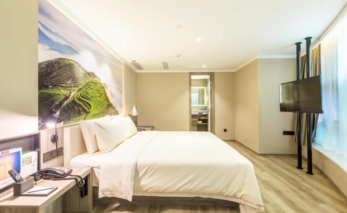 Bed in Atour Hotel Fuzhou Railway Station