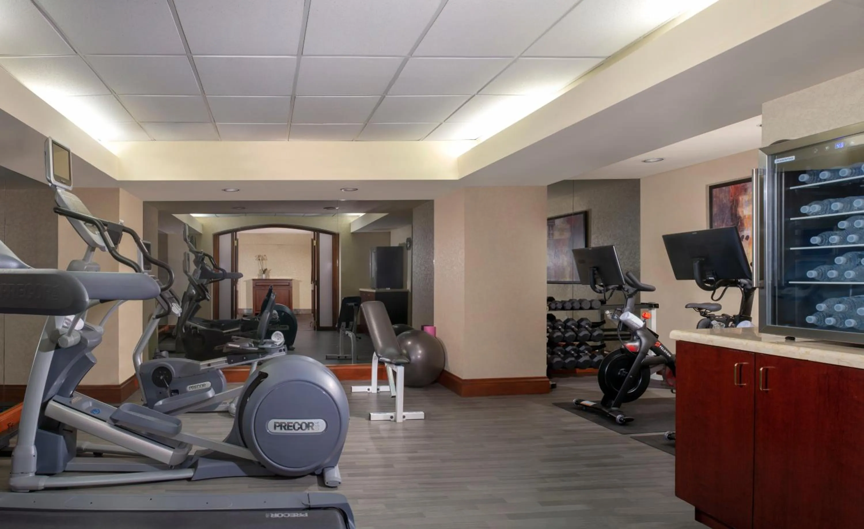 Fitness centre/facilities in The Ashton Hotel