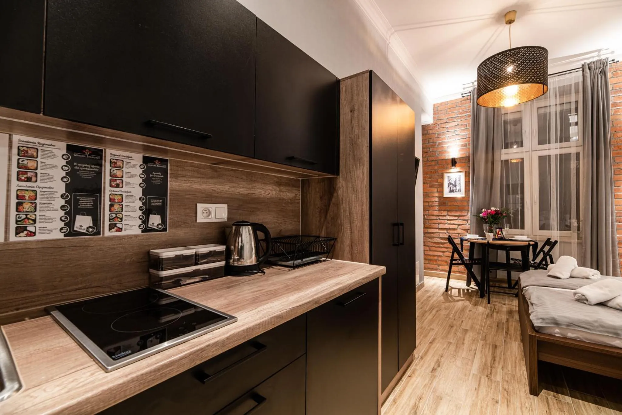 Coffee/tea facilities in Lubomirskiego 23 Residence - great location, 10 min to Main Square by foot, right next to Main Rail and Bus Station