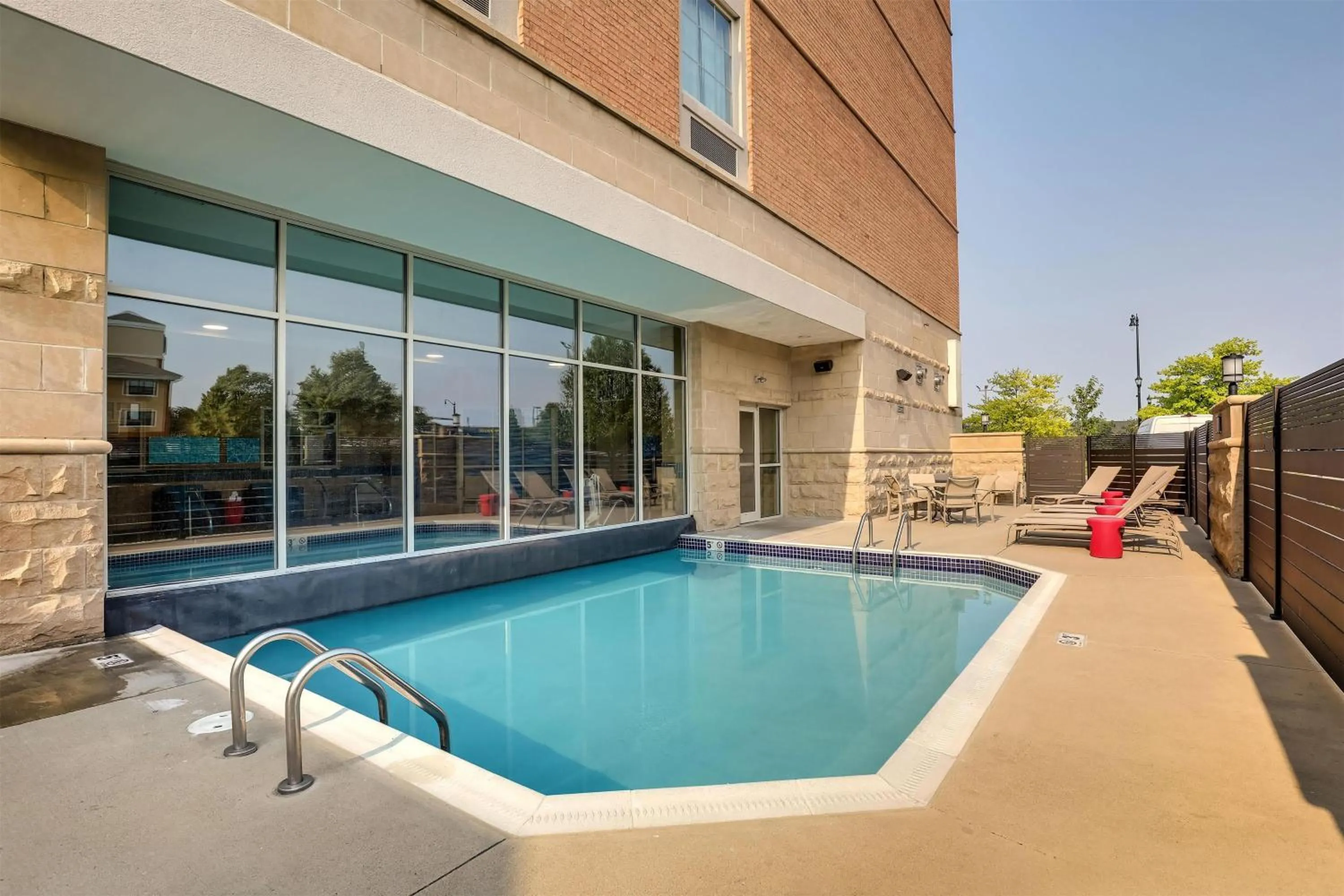 Pool view in Drury Inn & Suites Dayton North