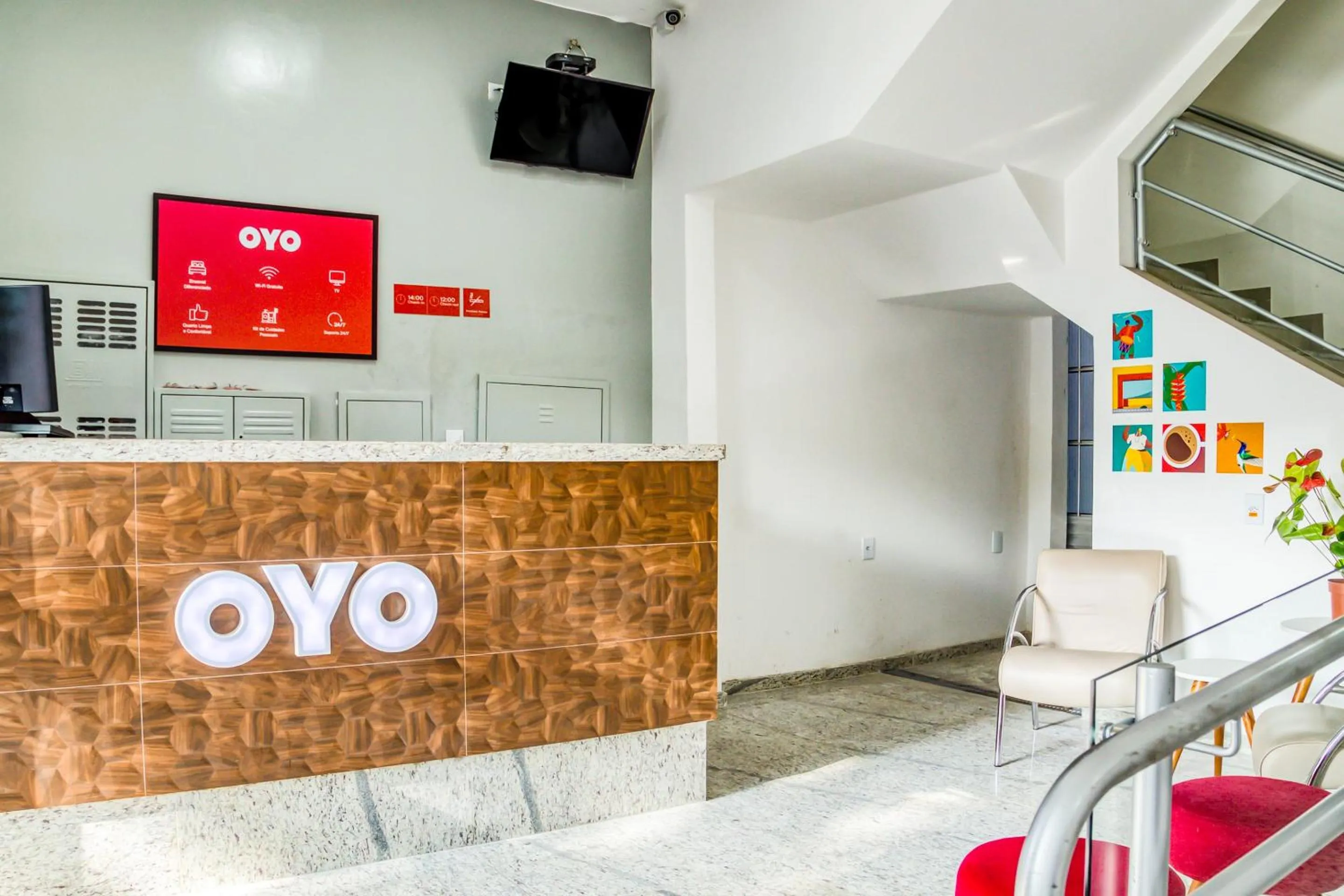 Lobby or reception in HOTEL PAULISTANO Center Norte