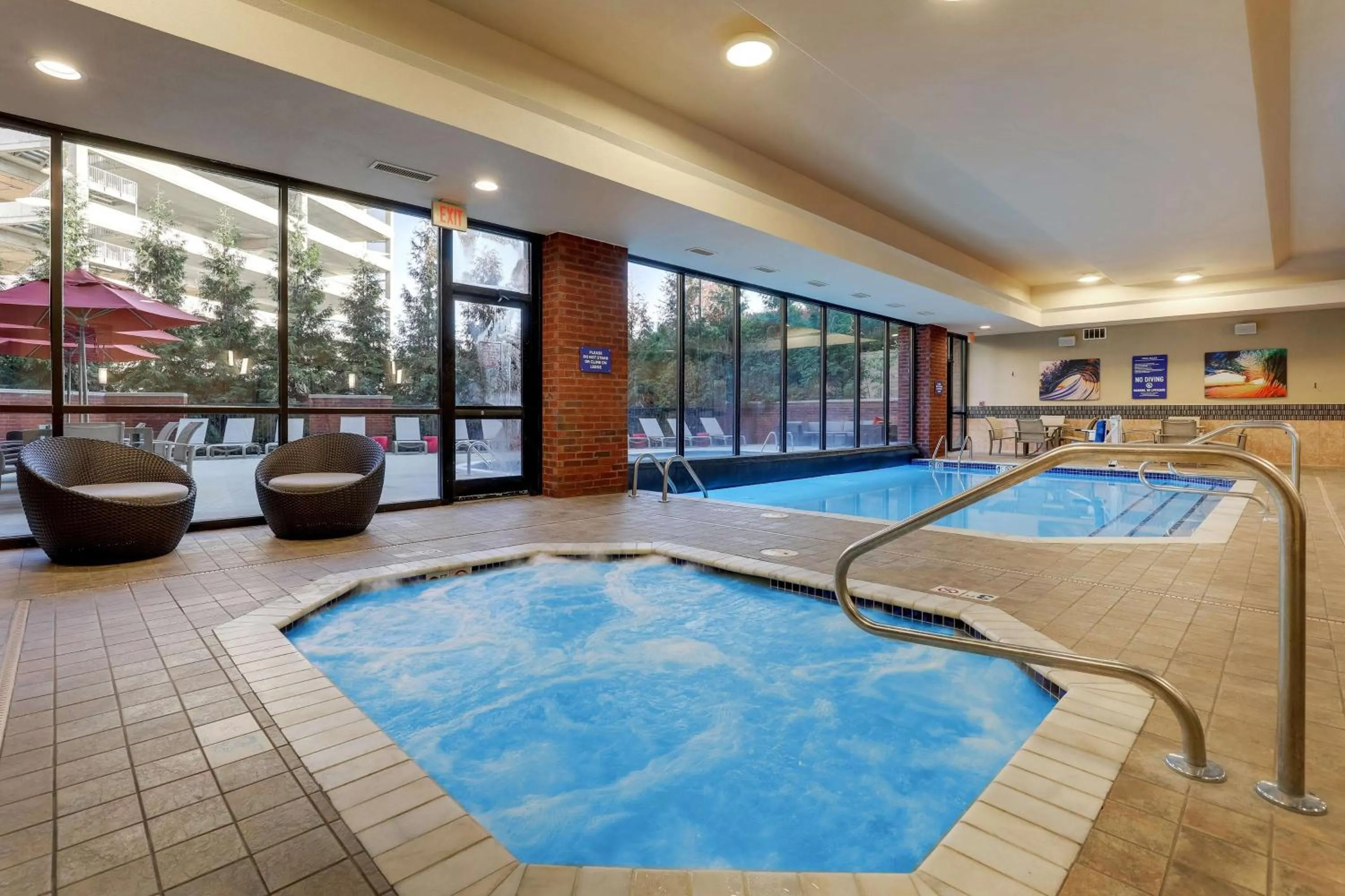 Pool view in Drury Plaza Hotel Columbus Downtown