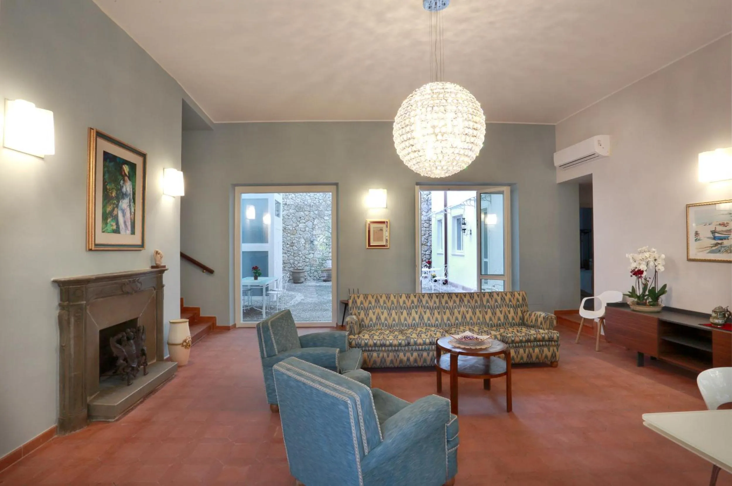 Communal lounge/ TV room in Dimora Villa Serena Porto Selvaggio