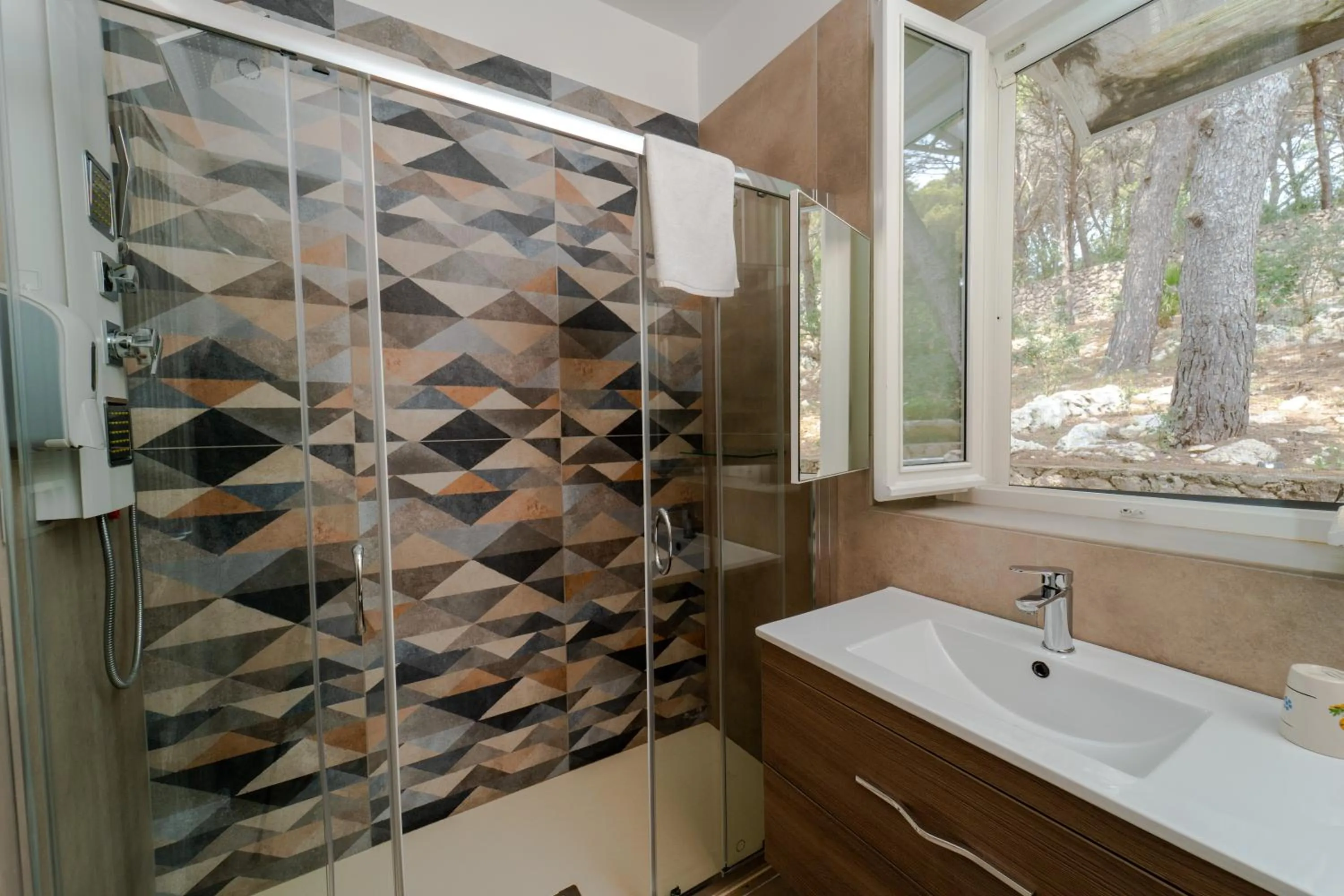 Shower in Dimora Villa Serena Porto Selvaggio