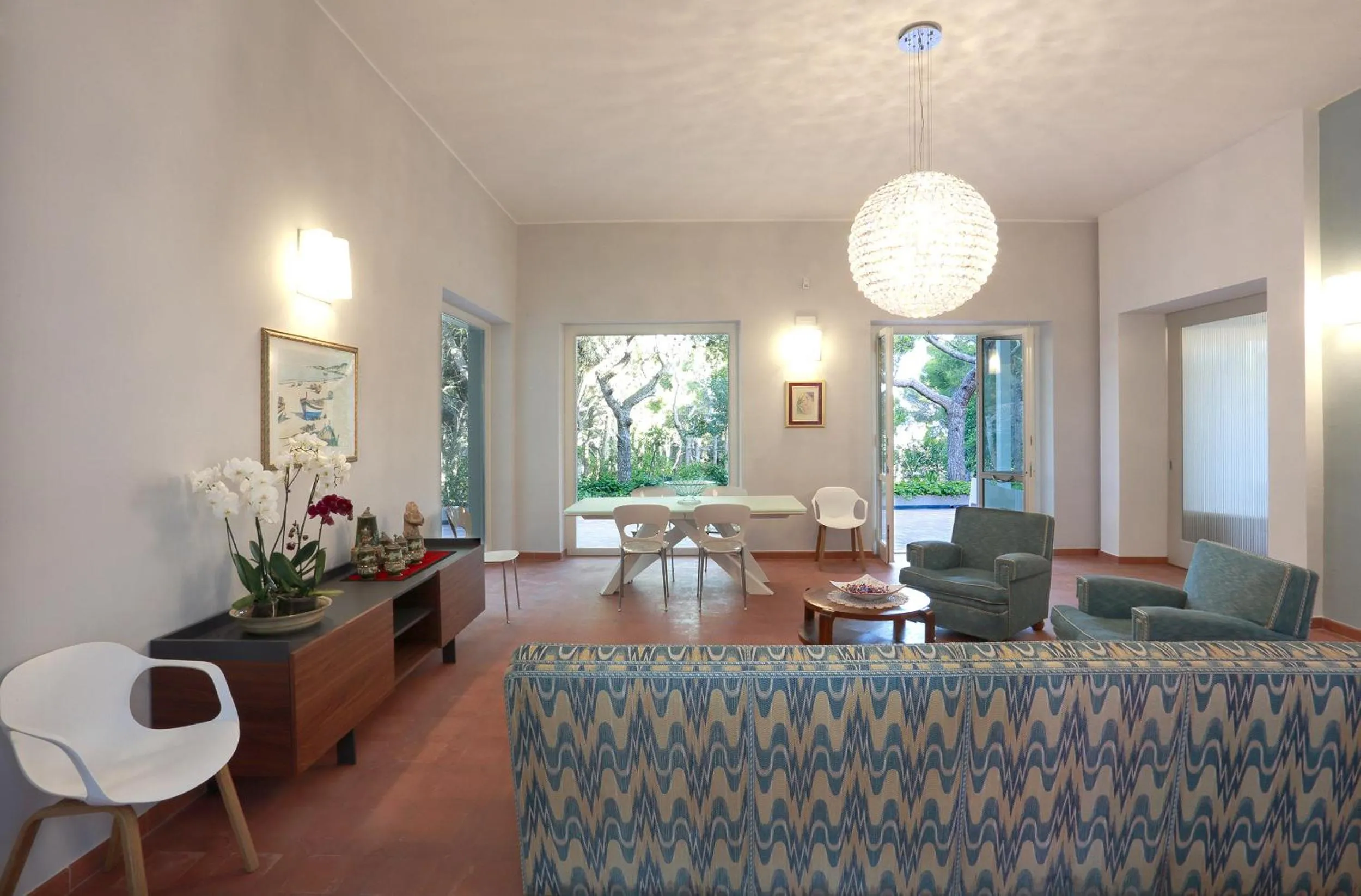 Communal lounge/ TV room in Dimora Villa Serena Porto Selvaggio