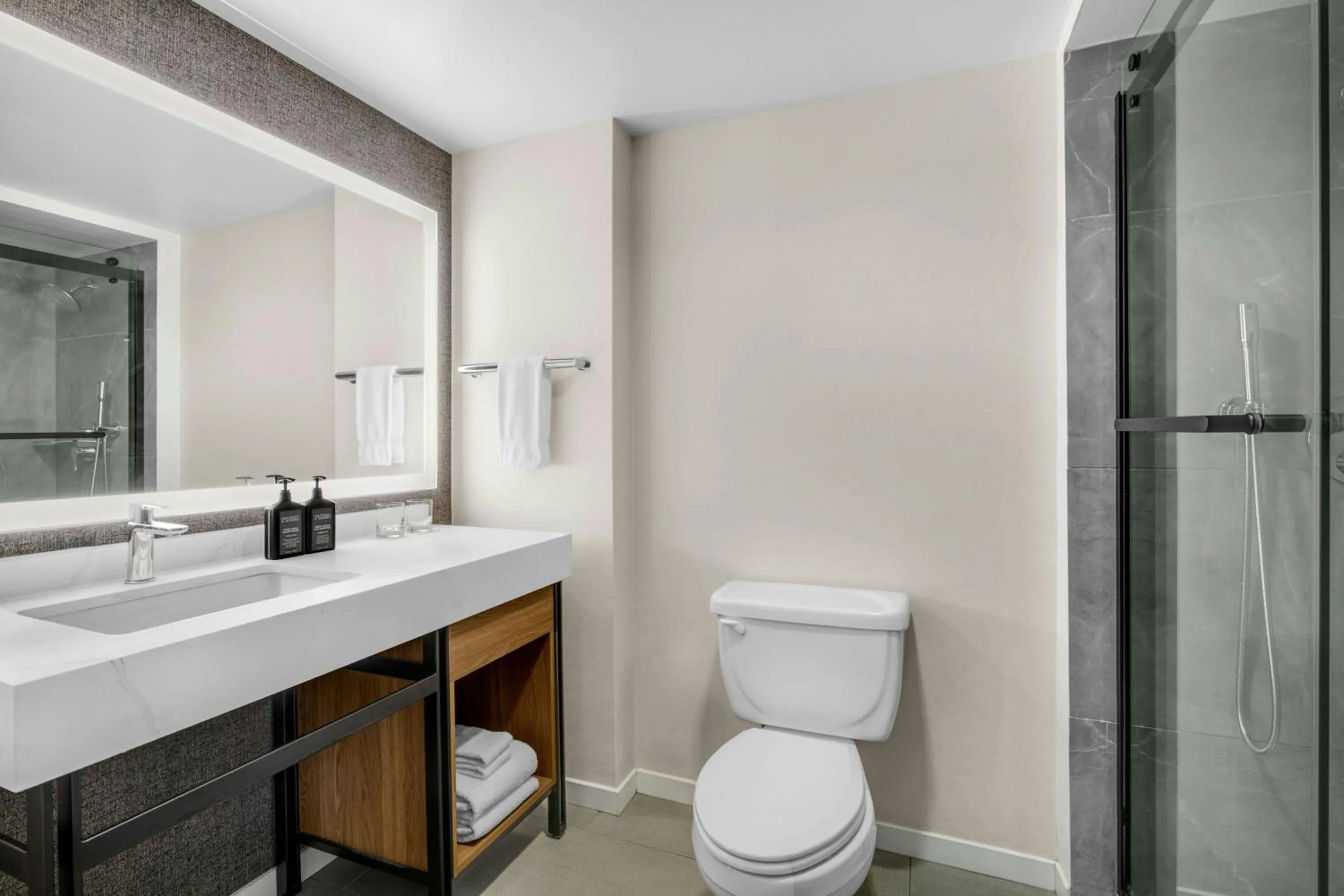 Bathroom in Sheraton Hotel Metairie New Orleans