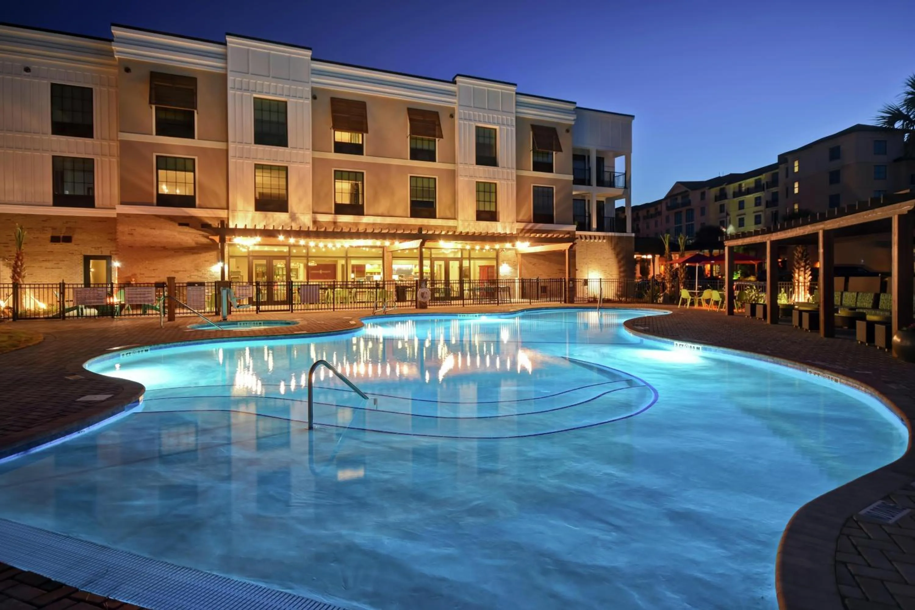 Pool view in Home2 Suites By Hilton Jekyll Island