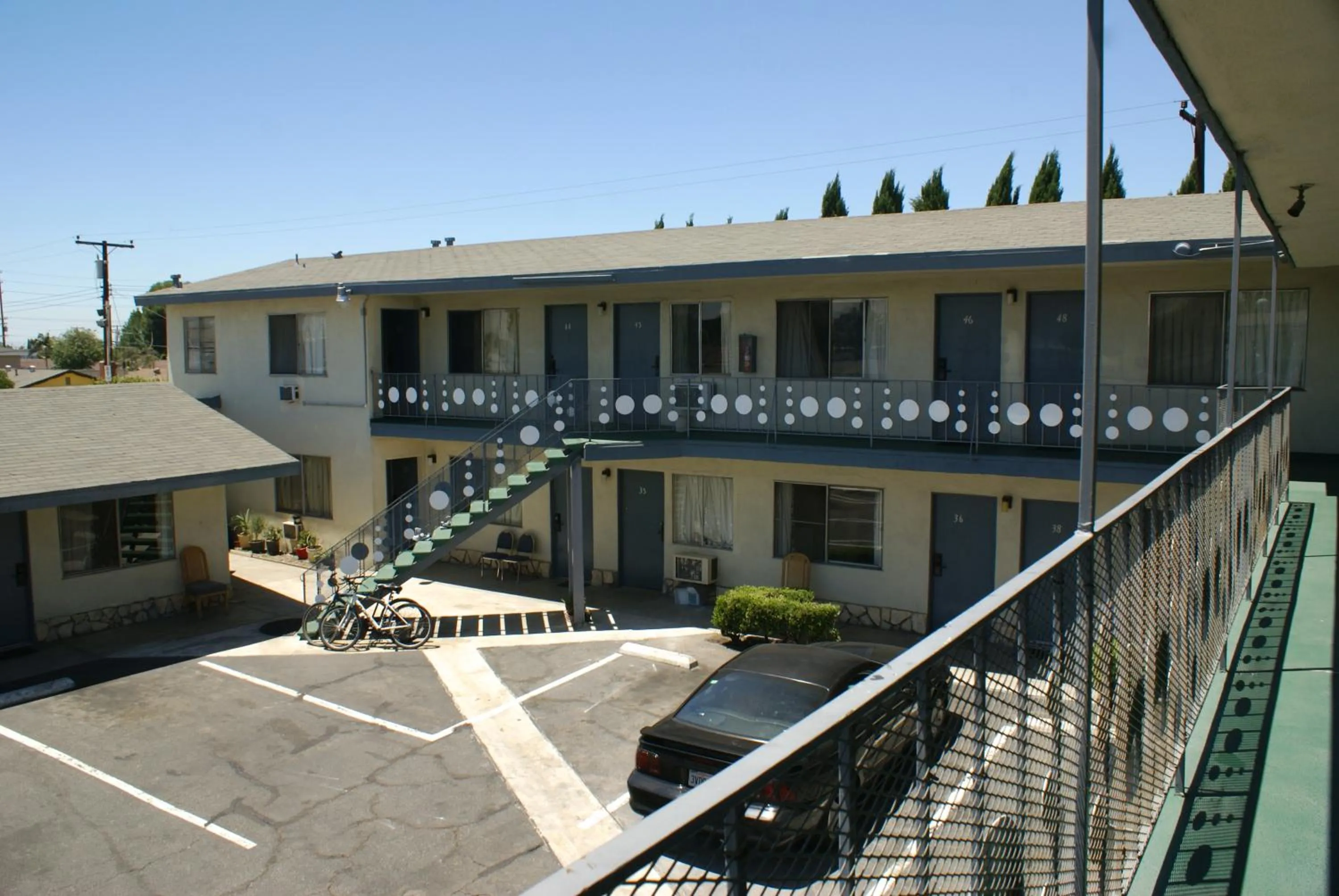 Decorative detail in Sahara Motel
