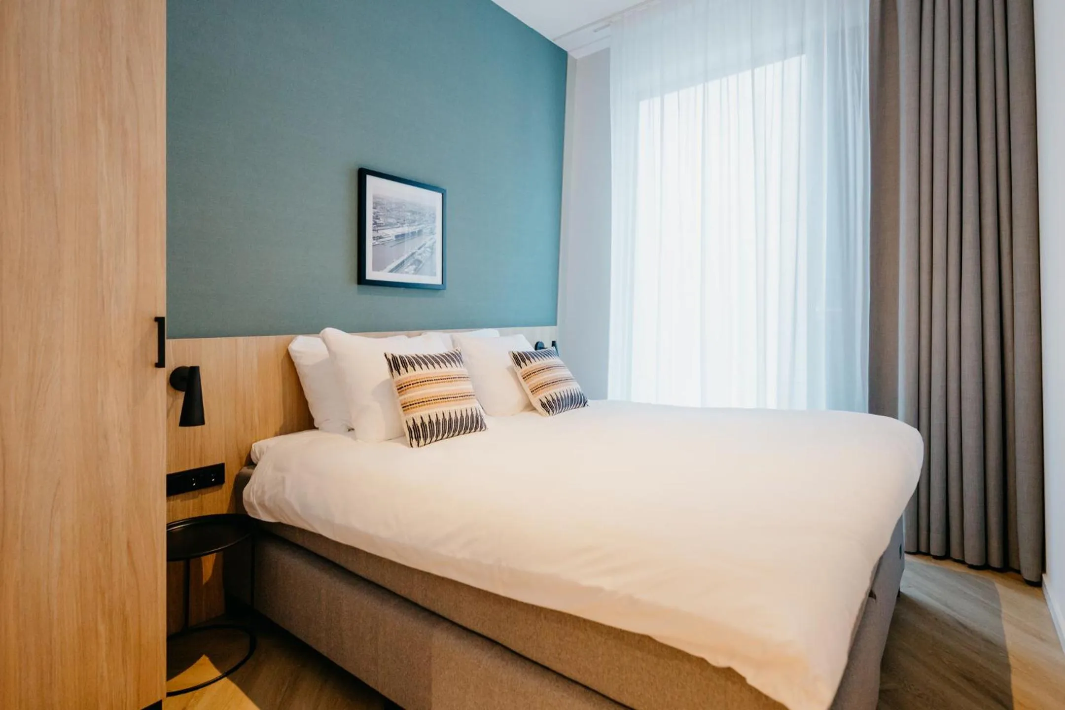 Bed in Numa Amsterdam Docklands