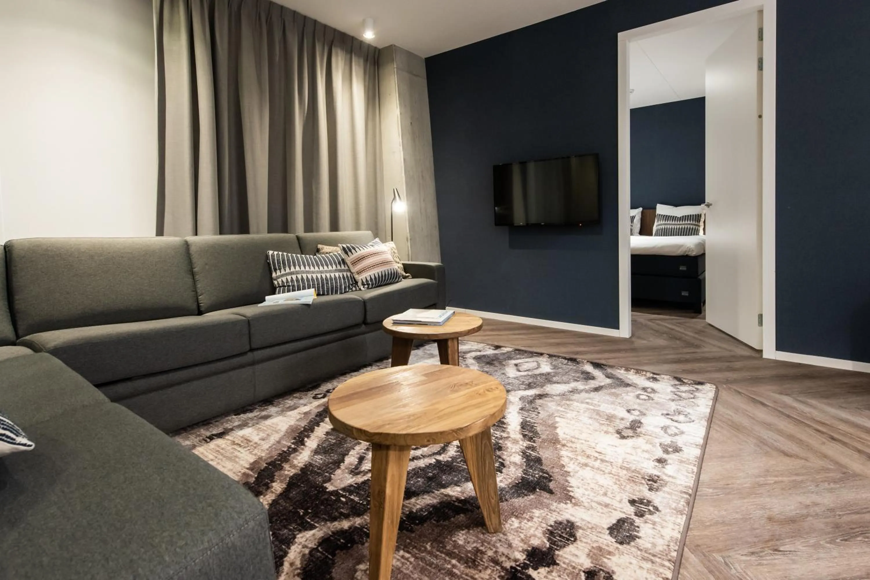 Living room in Numa Amsterdam Docklands