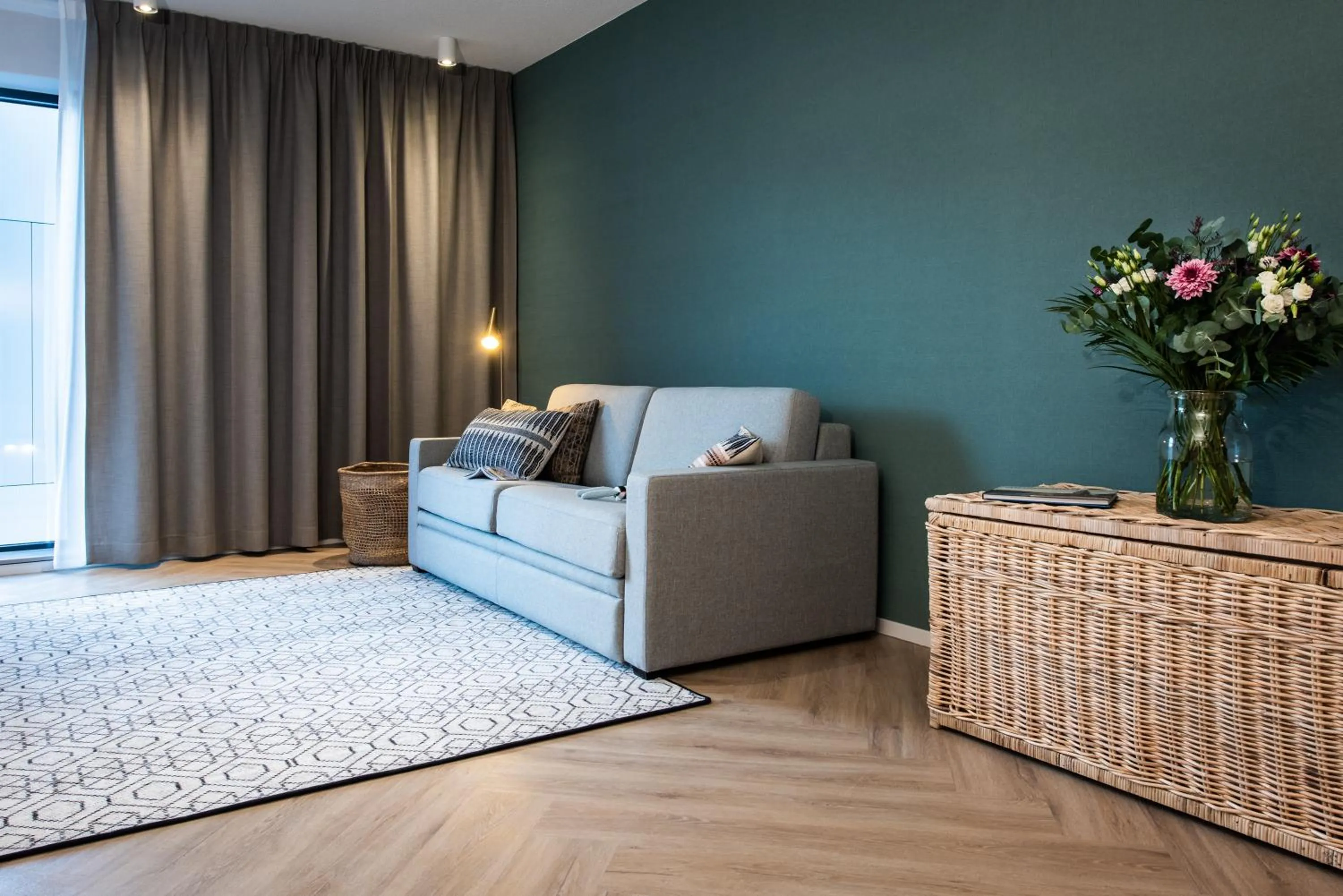 Living room in Numa Amsterdam Docklands