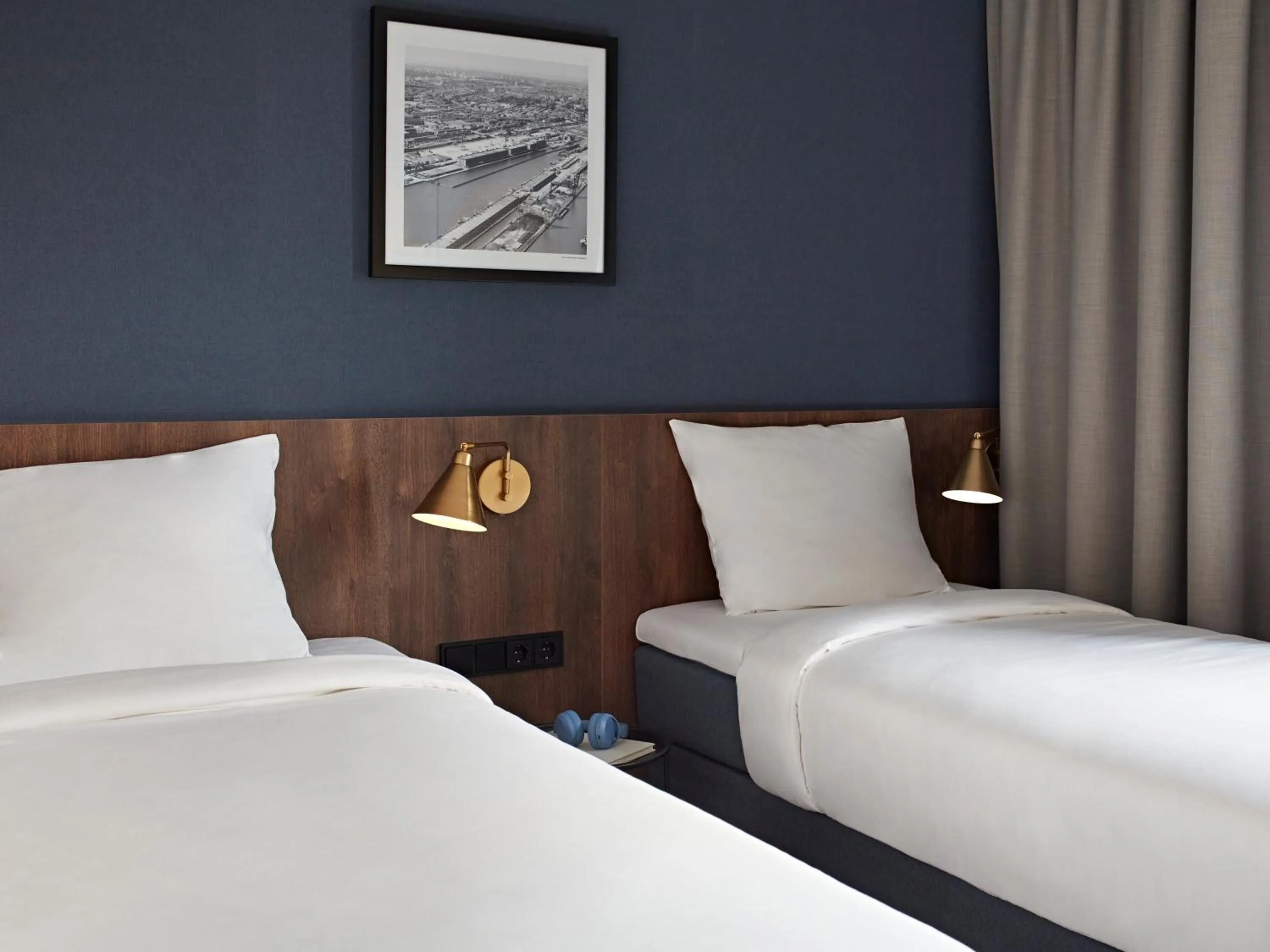 Bed in Numa Amsterdam Docklands