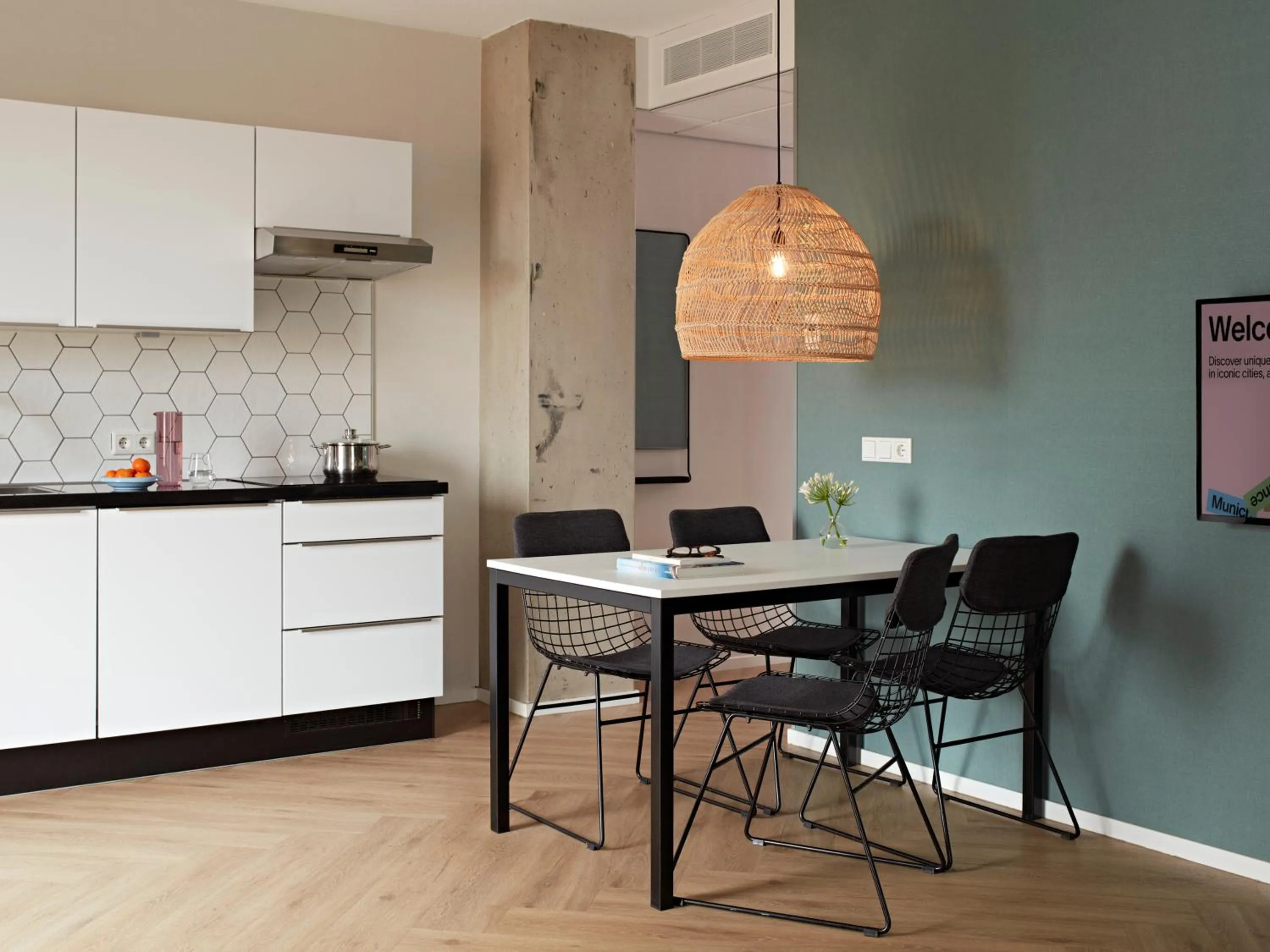 Kitchen or kitchenette in Numa Amsterdam Docklands