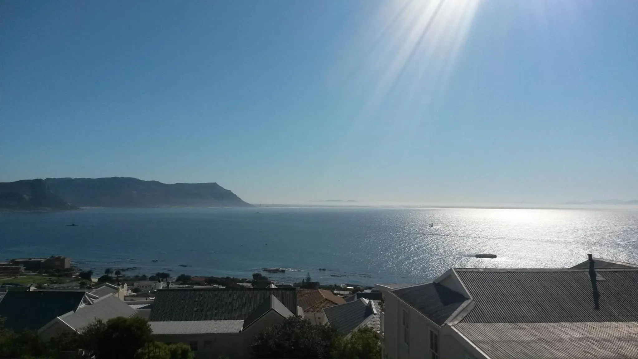 Mountain view in Magellans Hotel