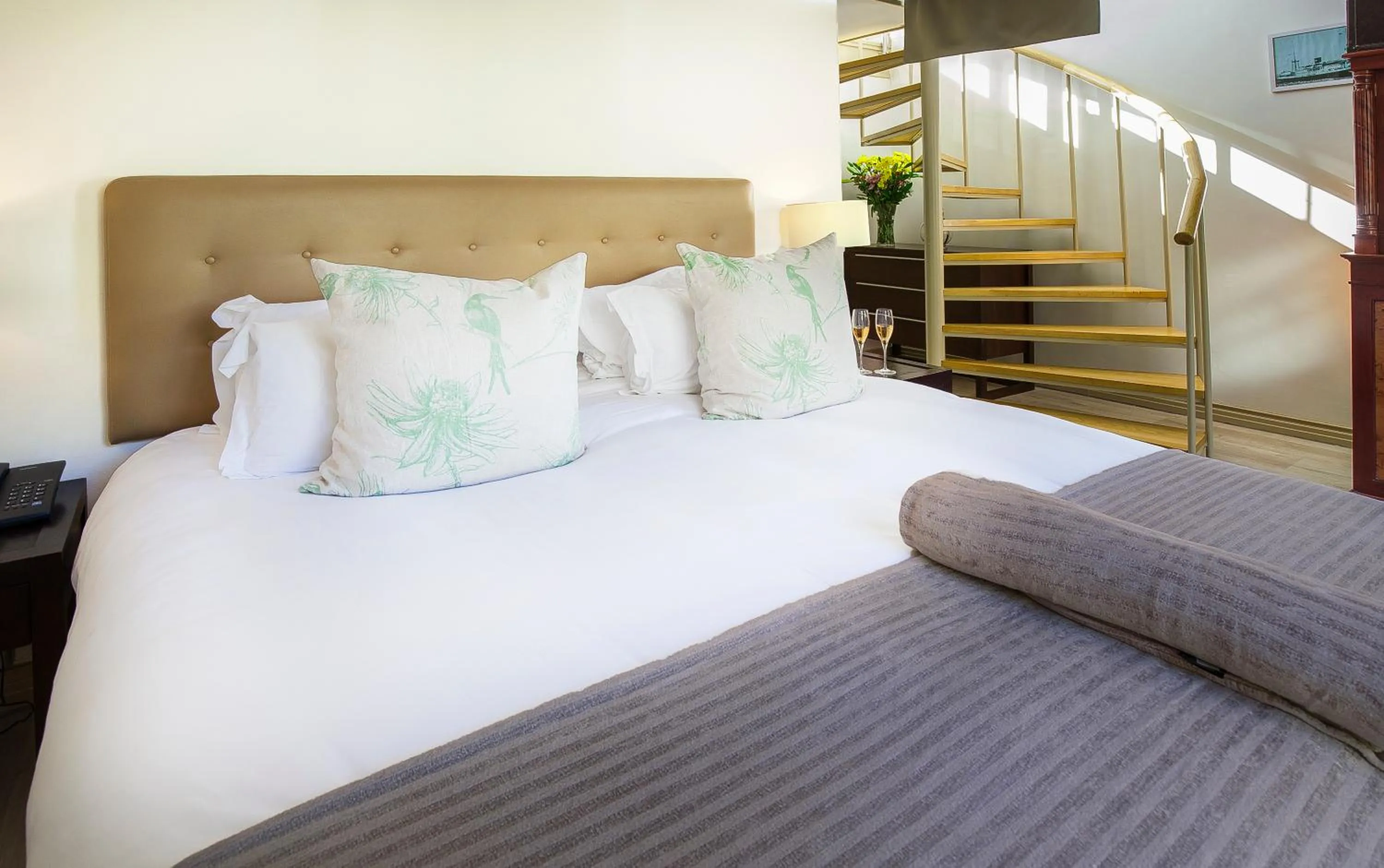 Bed in Magellans Hotel