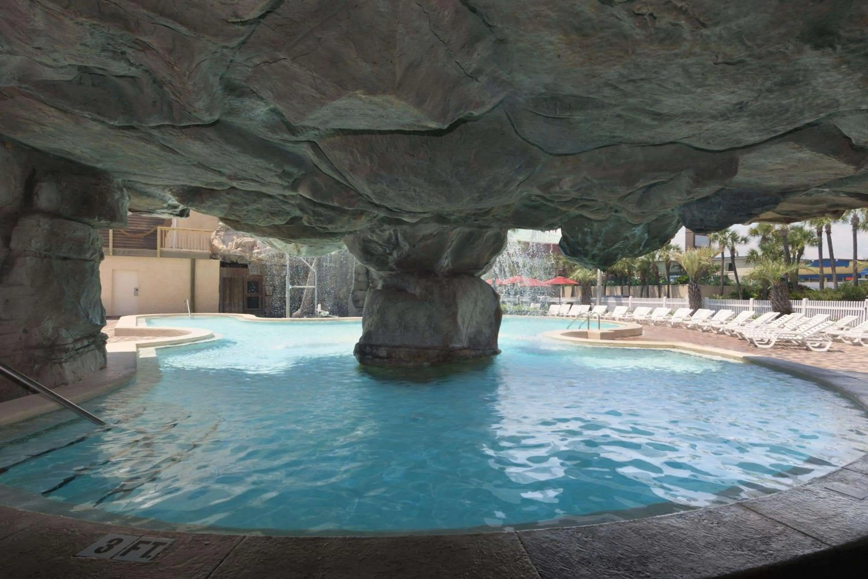 Pool view in Days Inn by Wyndham Panama City Beach Beachfront Resort