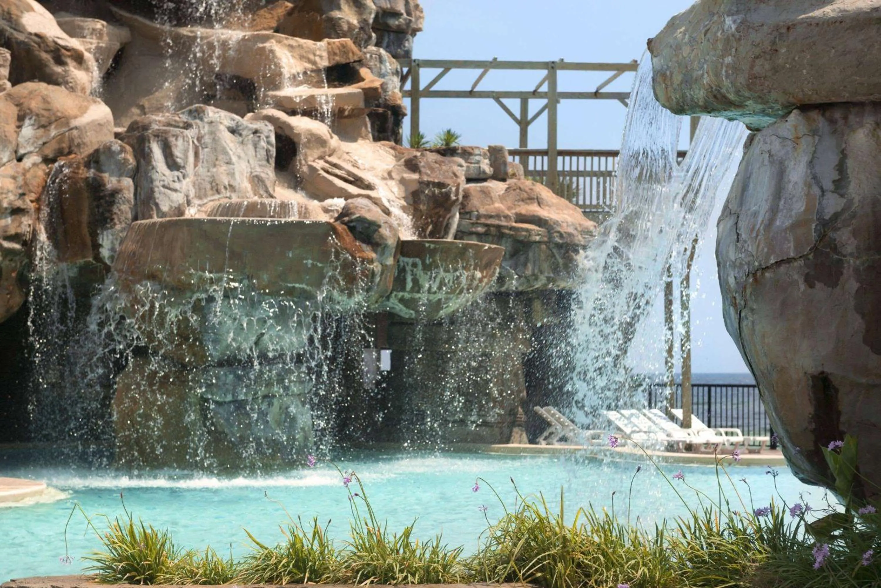 Pool view in Days Inn by Wyndham Panama City Beach Beachfront Resort