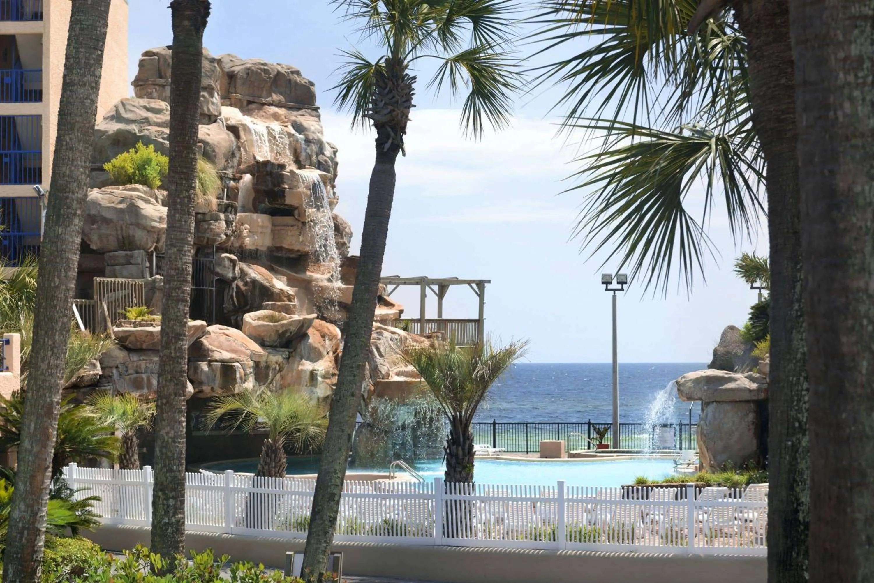 Pool view in Days Inn by Wyndham Panama City Beach Beachfront Resort