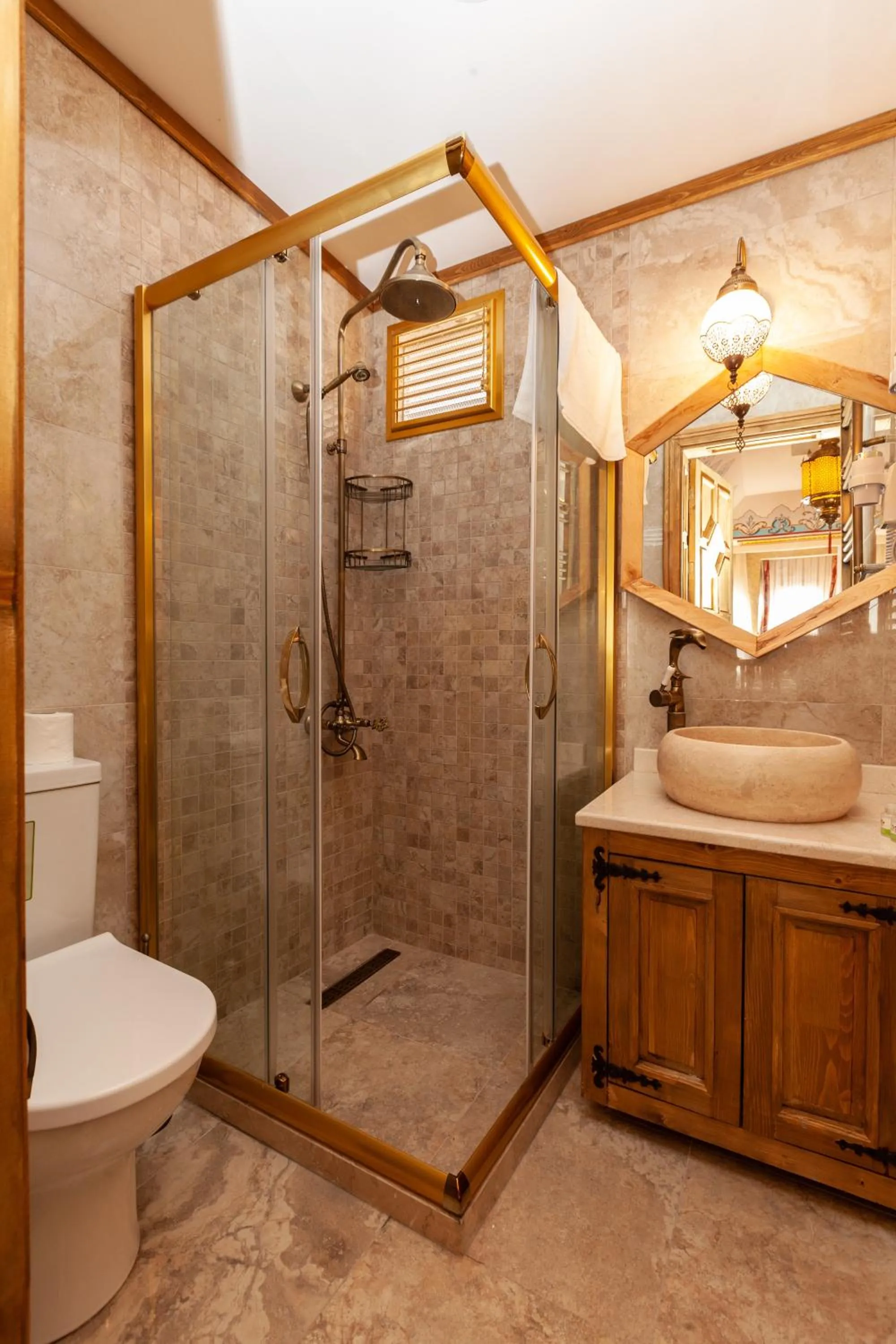 Shower in Enderun by Otantik Suites