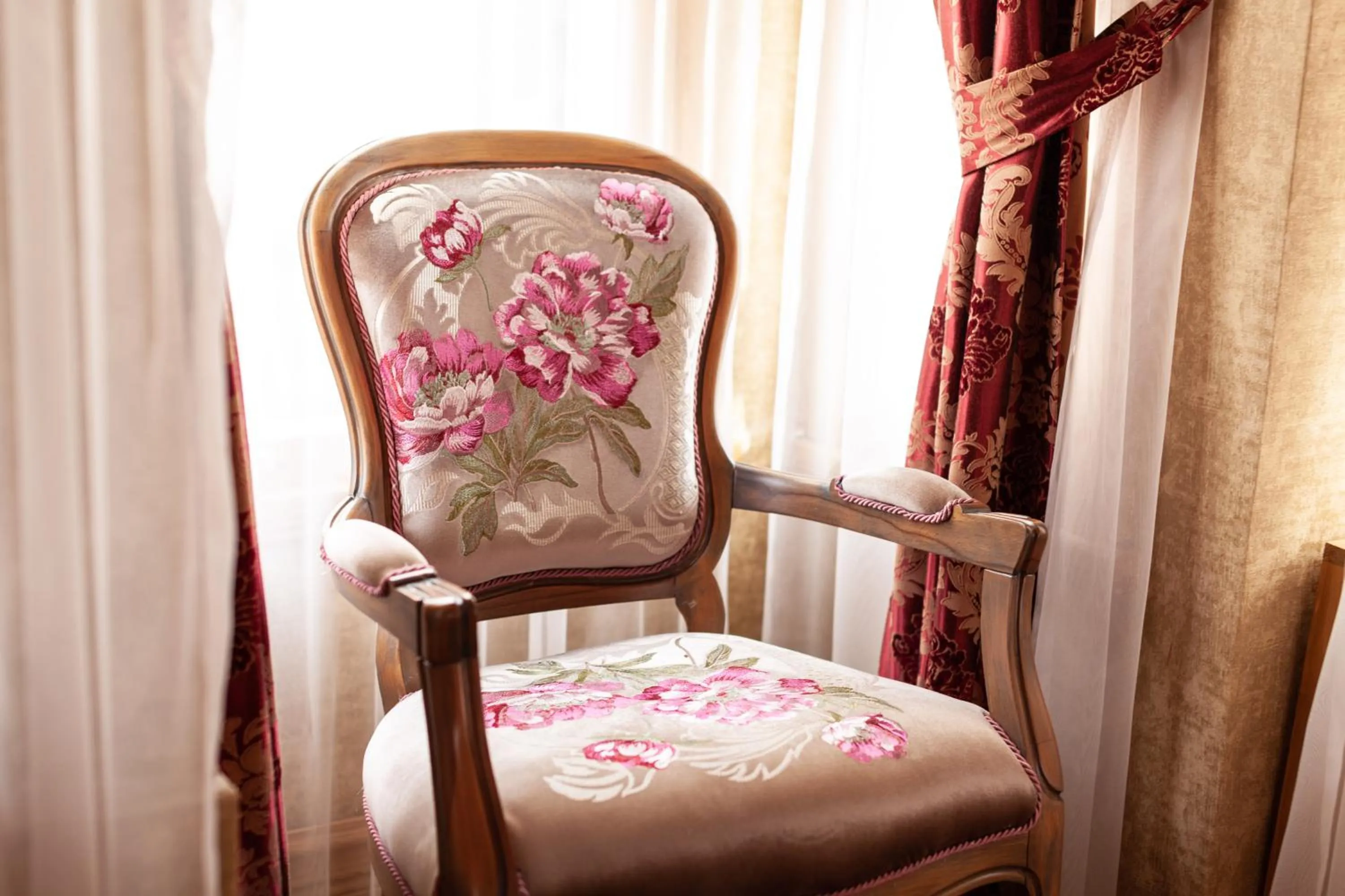 Seating area in Enderun by Otantik Suites