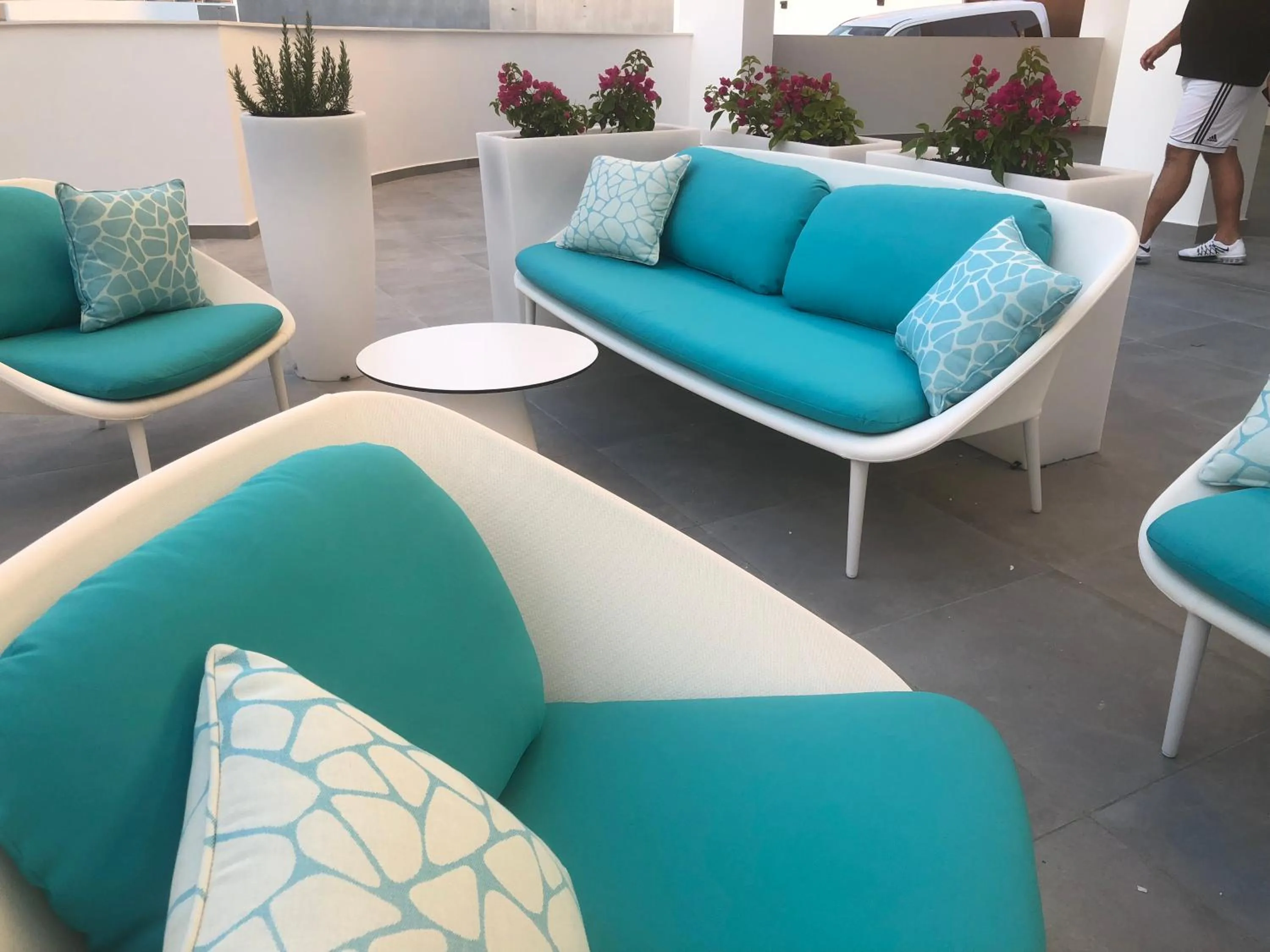 Patio in Hotel Playa de la Plata