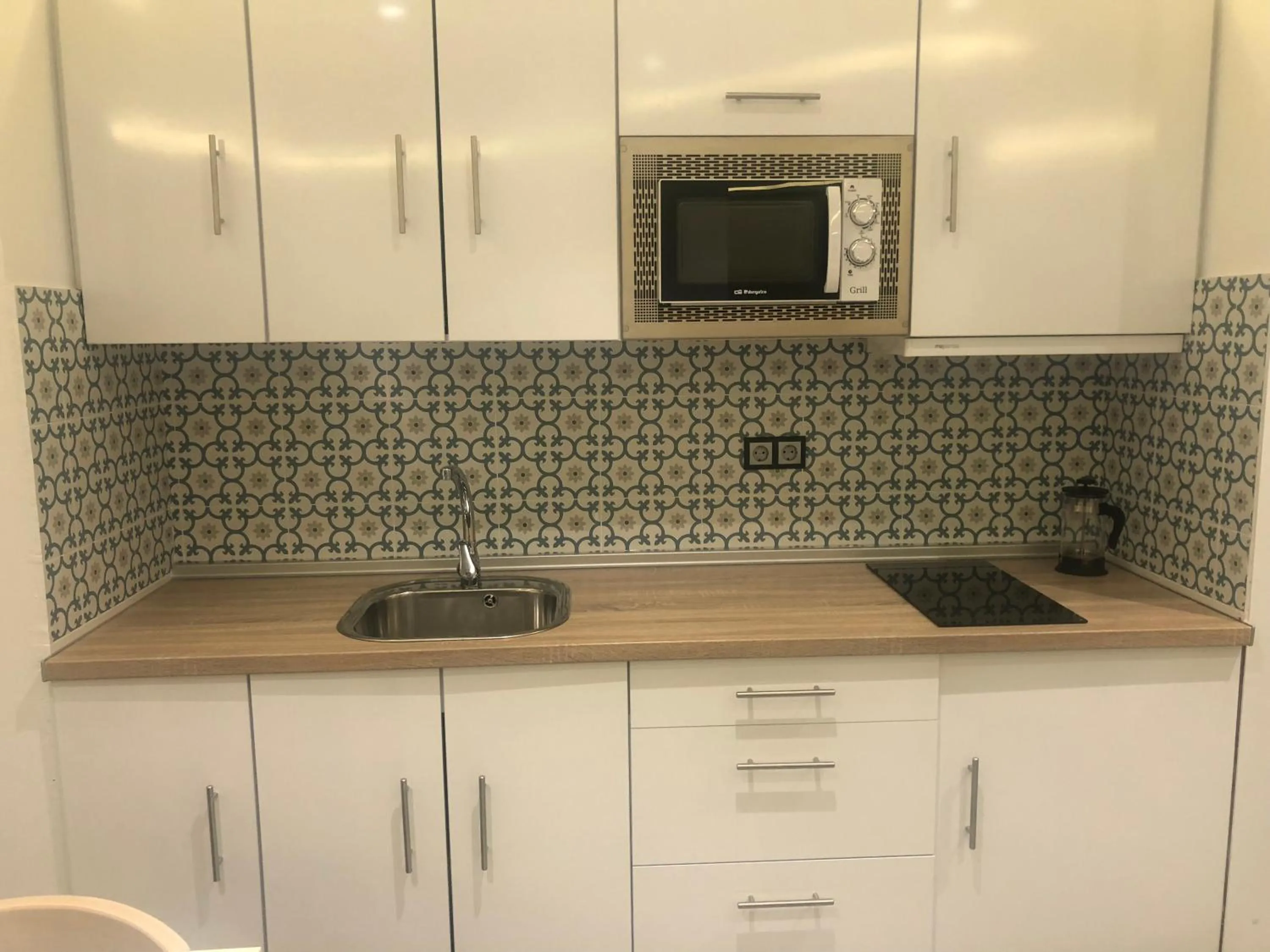 Kitchen or kitchenette in Hotel Playa de la Plata