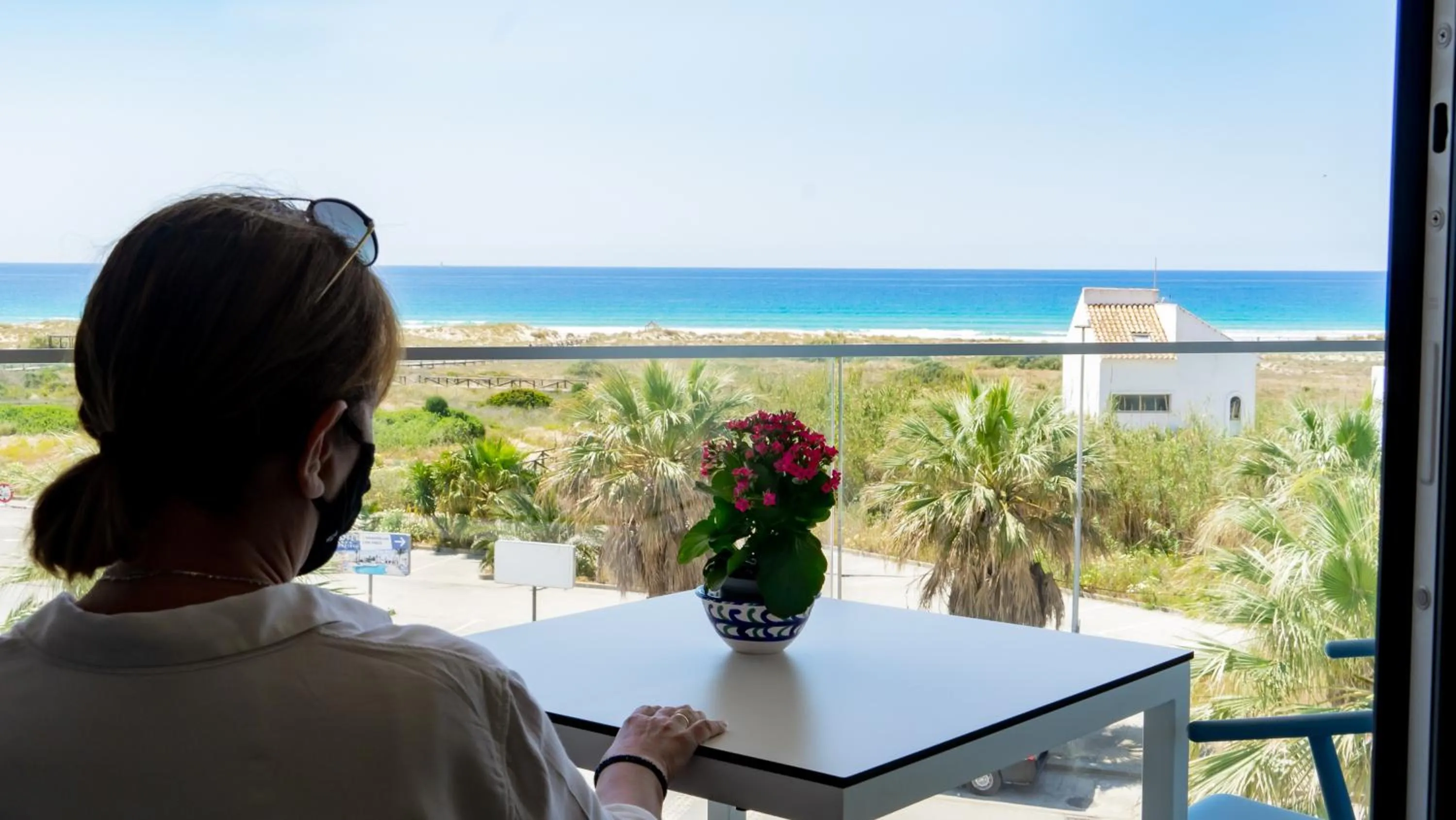 Balcony/Terrace in Hotel Playa de la Plata