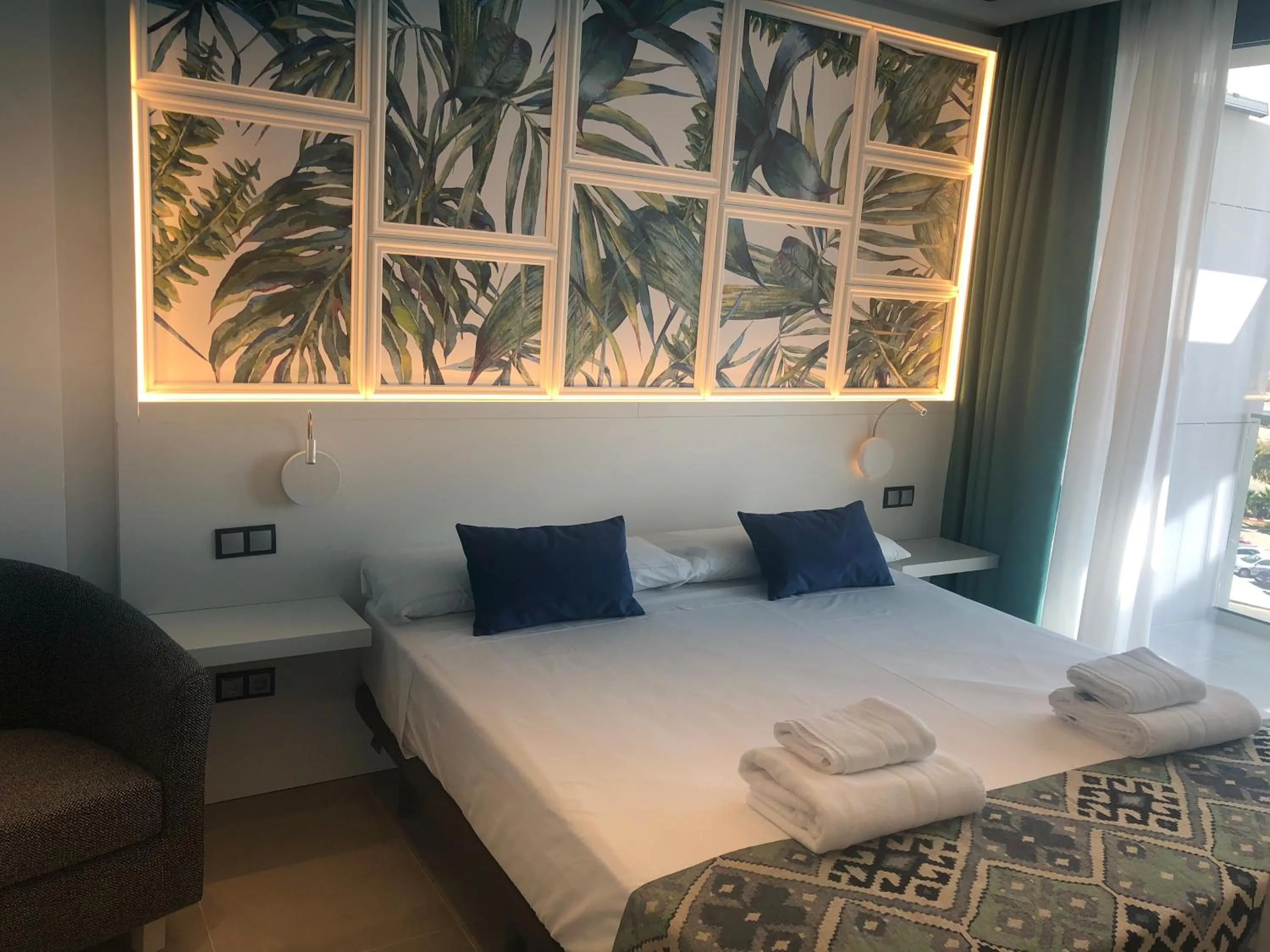 Bedroom, Bed in Hotel Playa de la Plata