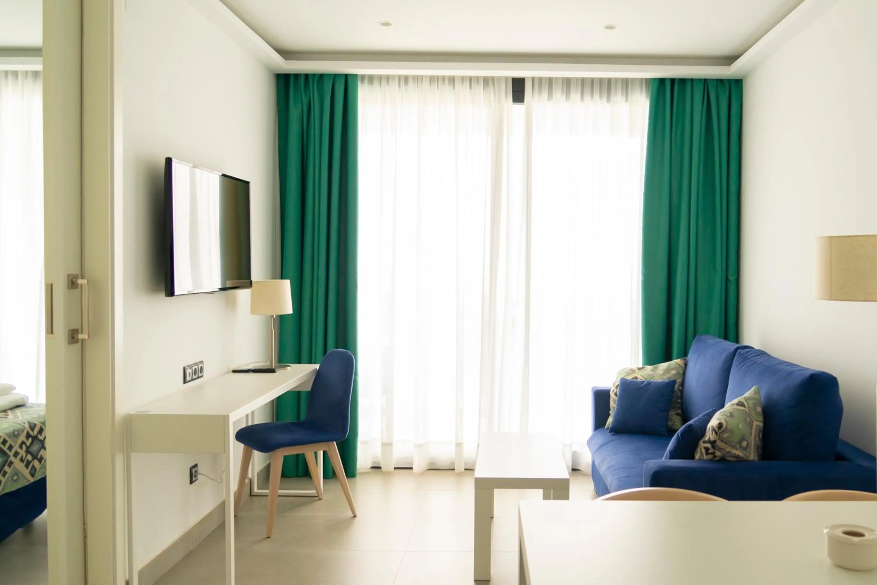 Living room in Hotel Playa de la Plata