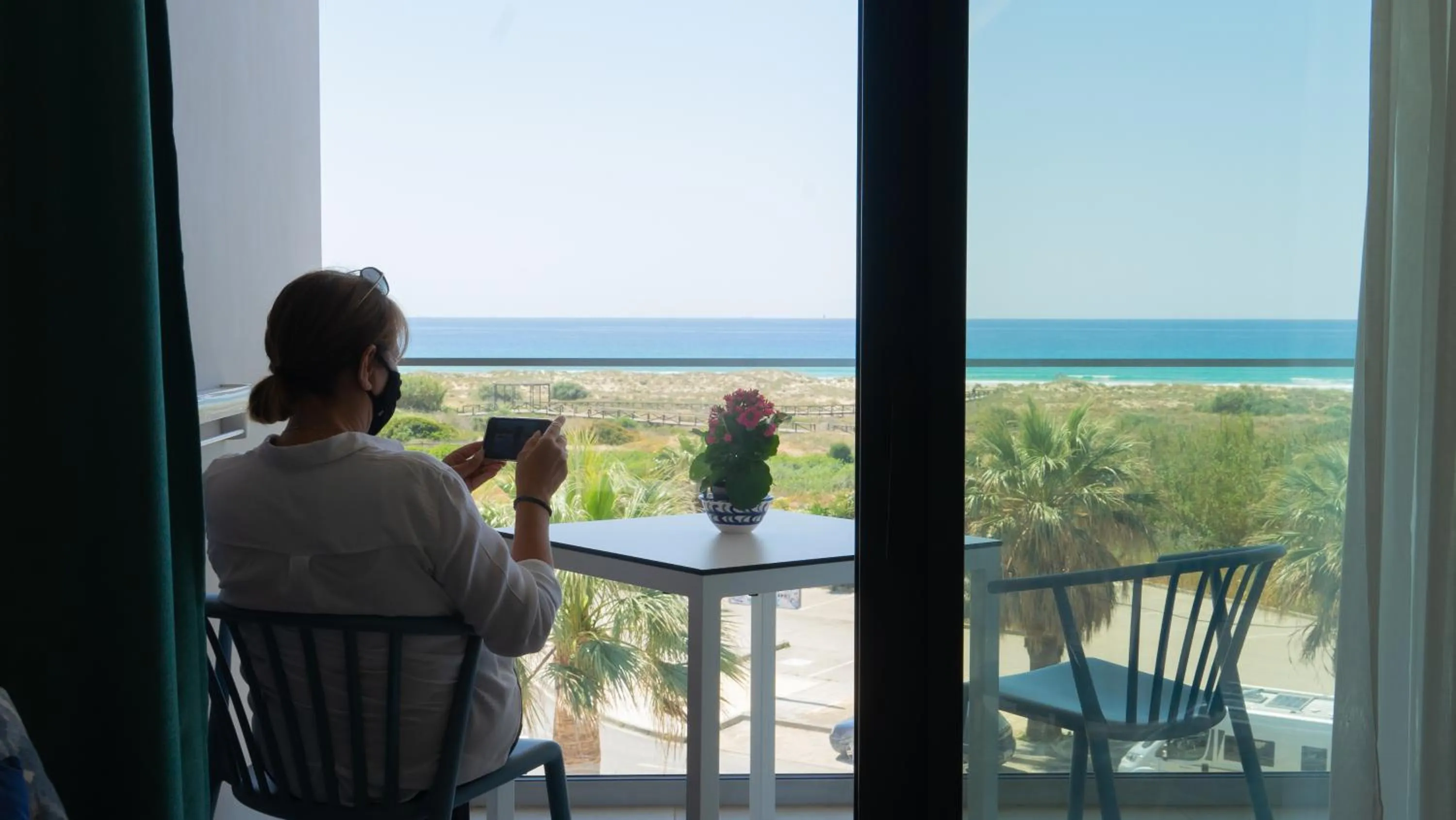 Balcony/Terrace in Hotel Playa de la Plata
