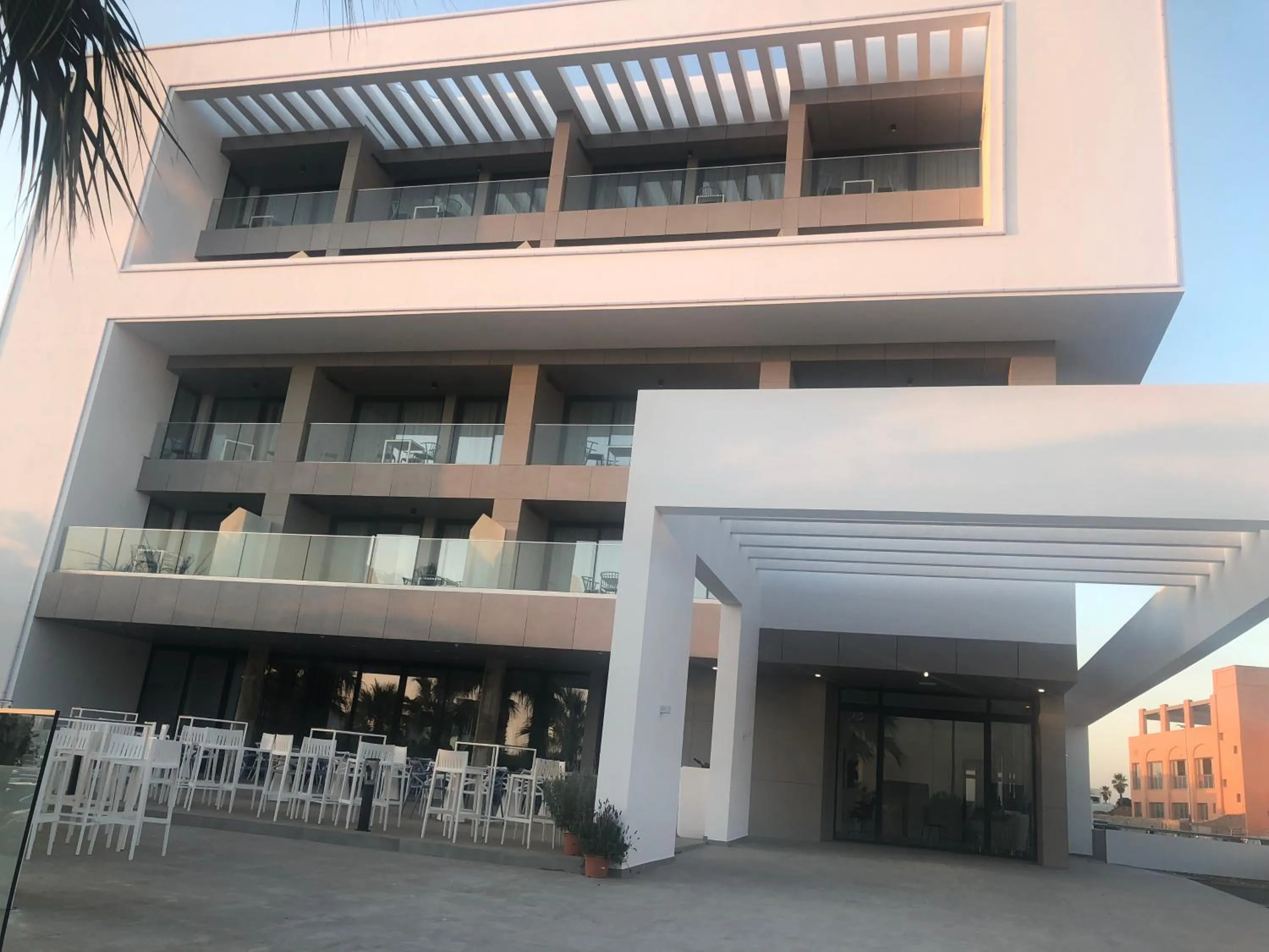 Facade/entrance in Hotel Playa de la Plata