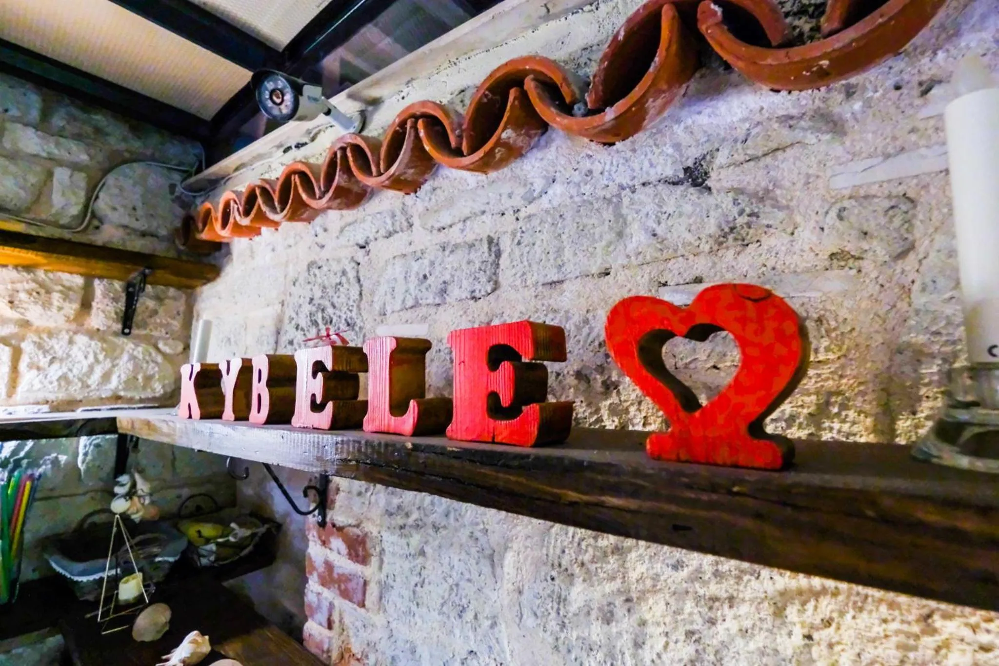 Decorative detail in Kybele Suites Alaçatı