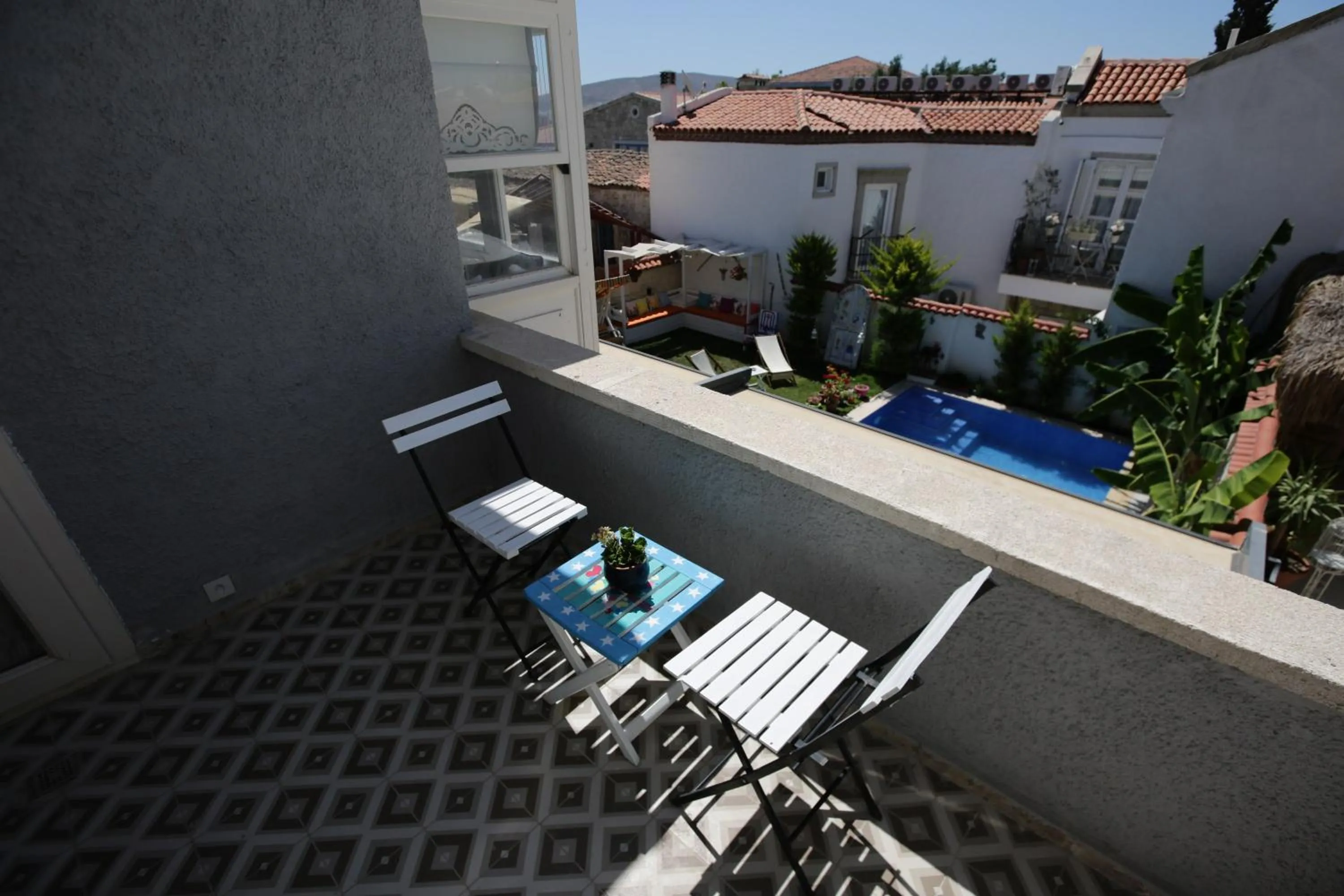 Balcony/Terrace in Kybele Suites Alaçatı