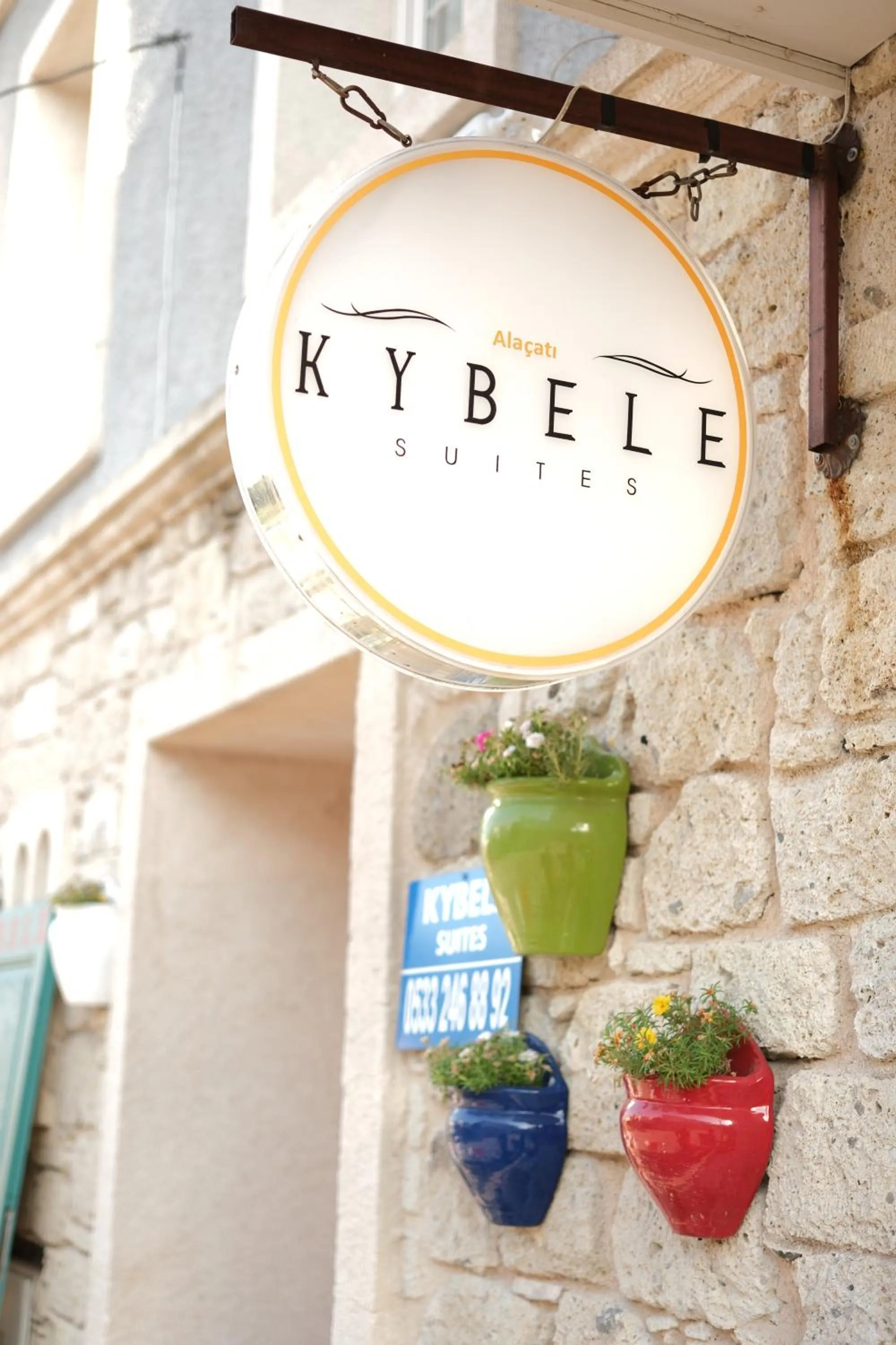 Logo/Certificate/Sign in Kybele Suites Alaçatı