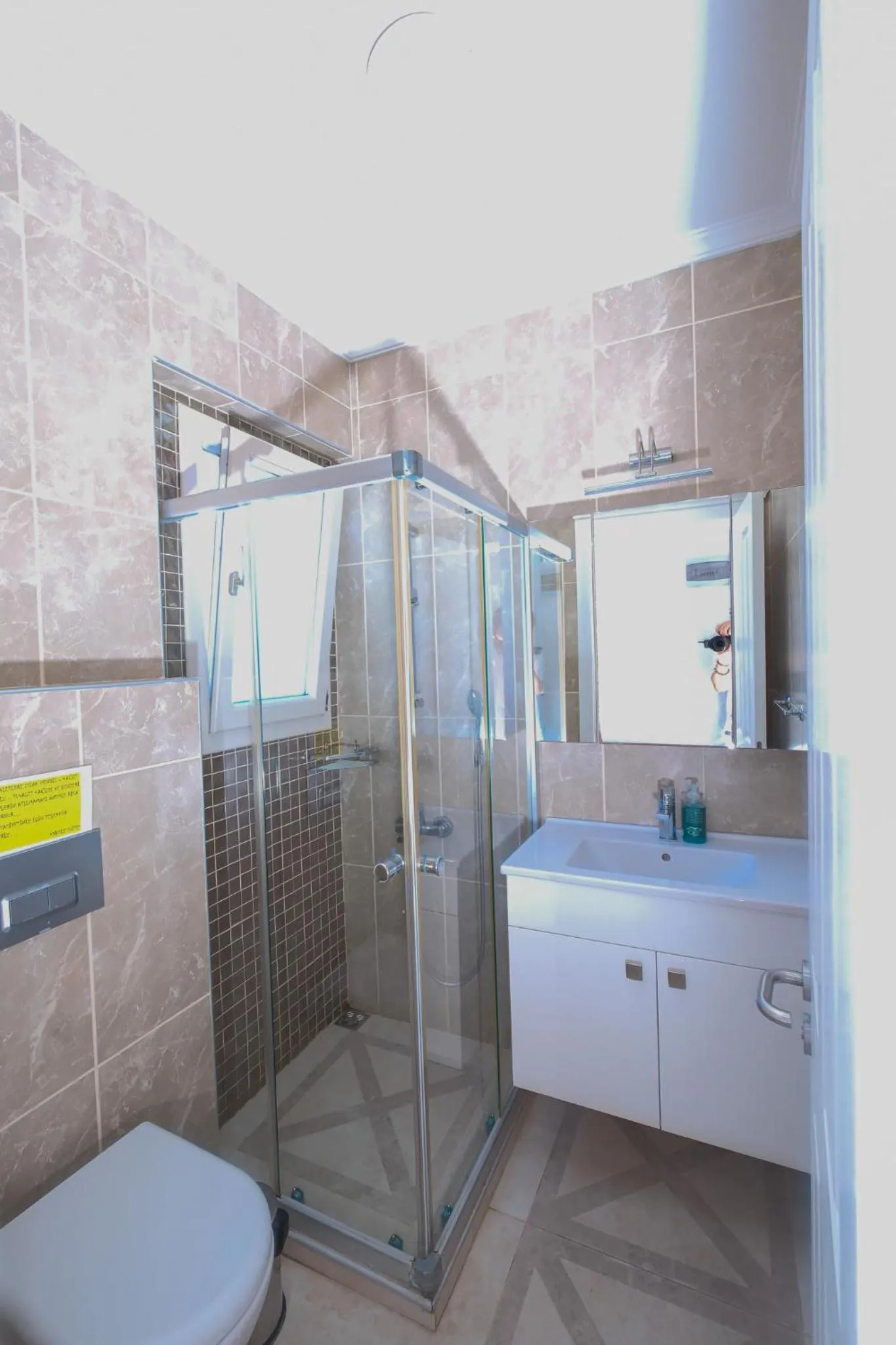 Shower in Kybele Suites Alaçatı