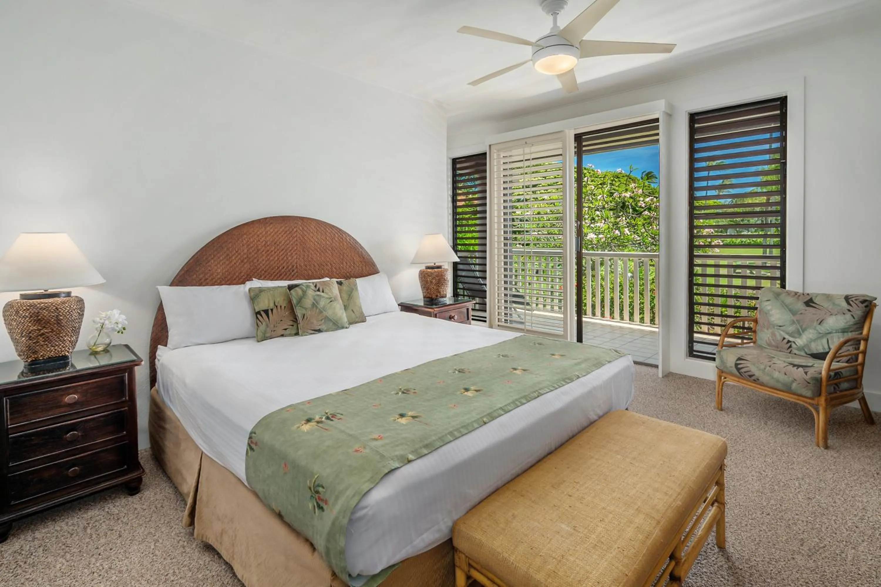 Bed in Kiahuna Plantation Resort Kauai by OUTRIGGER