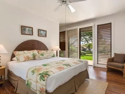 Bed in Kiahuna Plantation Resort Kauai by OUTRIGGER