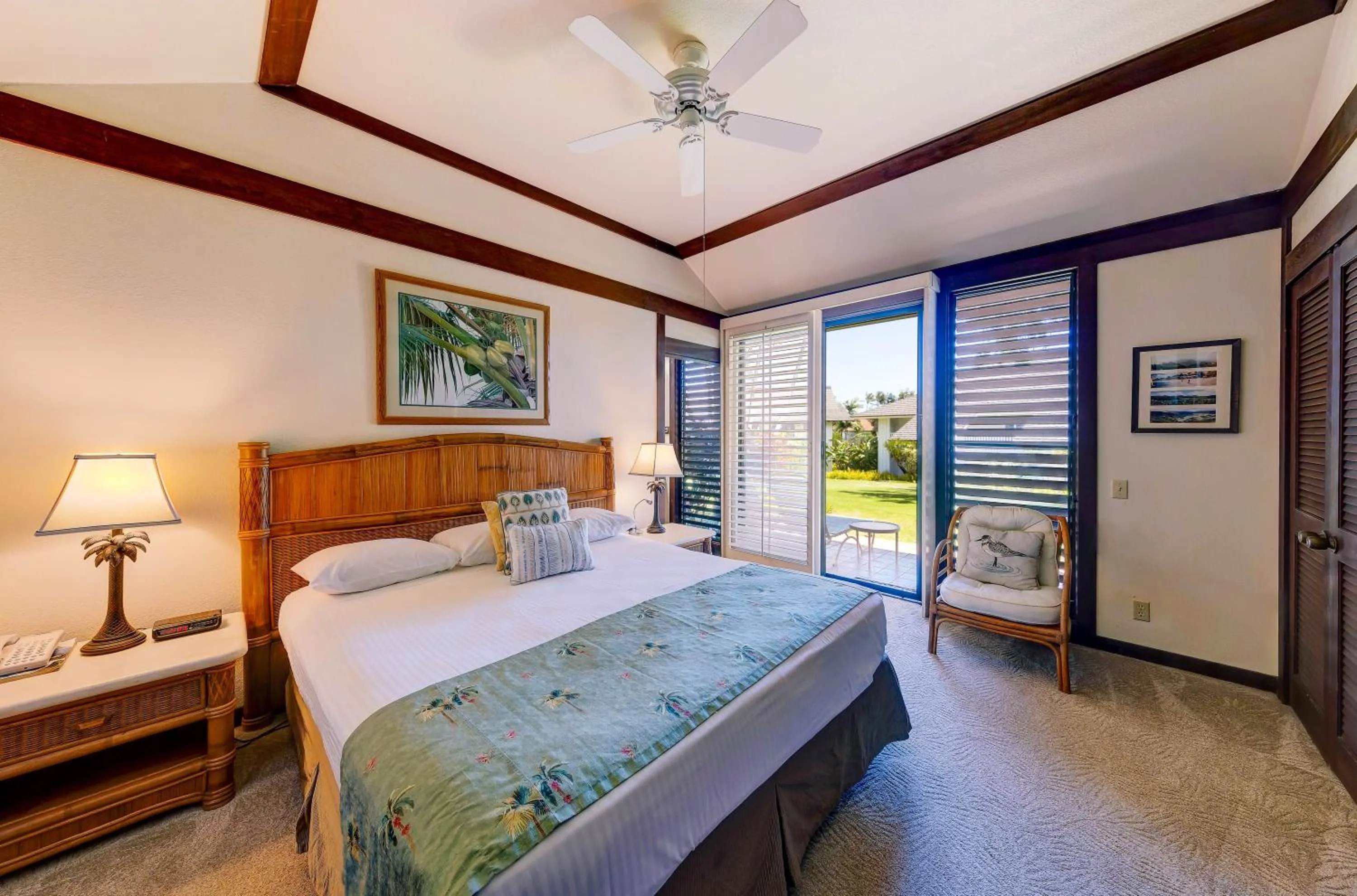 Bed in Kiahuna Plantation Resort Kauai by OUTRIGGER