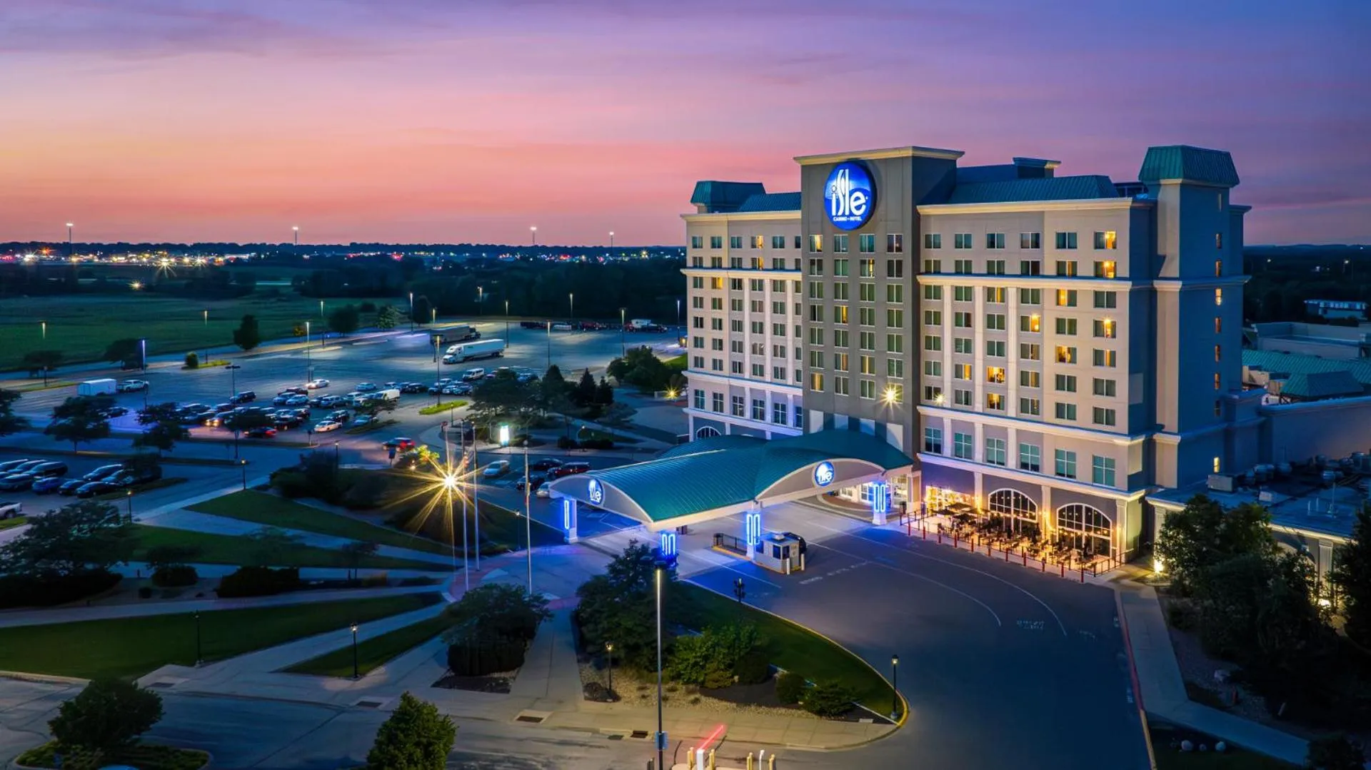 Property building in Isle Casino Hotel Waterloo, A Caesars Destination