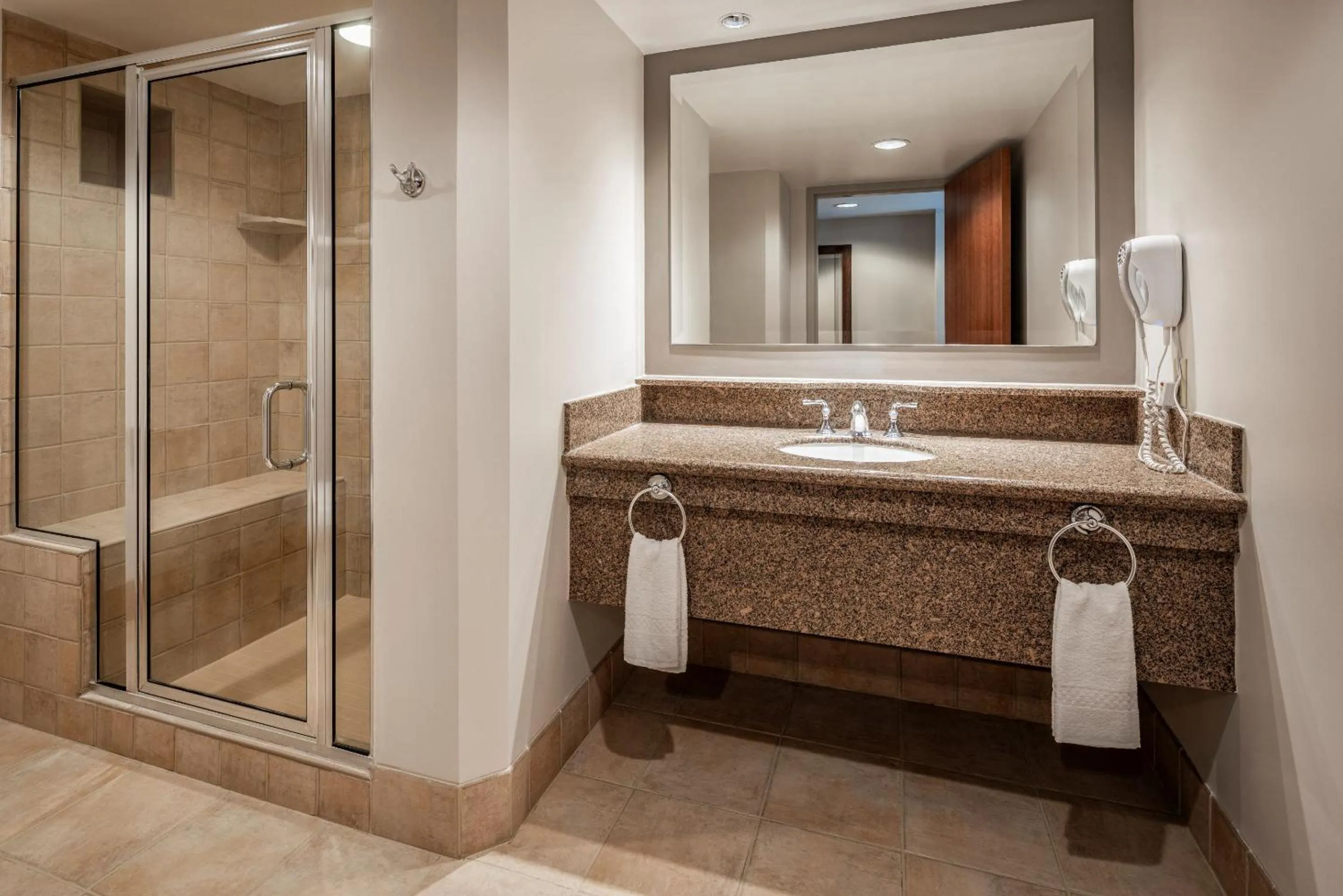 Bathroom in Isle Casino Hotel Waterloo, A Caesars Destination