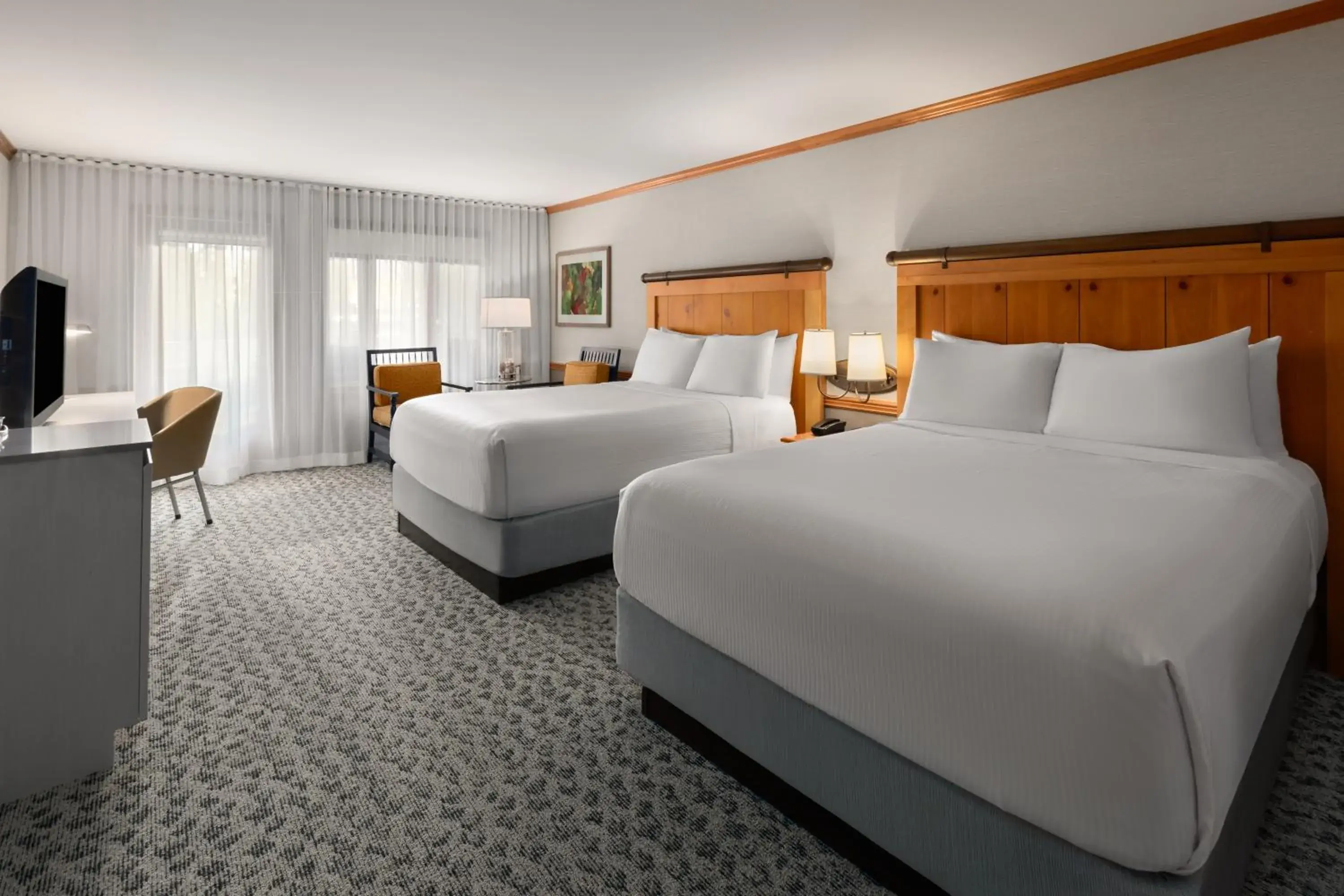 Premier Queen Room with Two Queen Beds and Balcony - Non-Smoking in Semiahmoo Resort Golf & Spa, Trademark Collection by Wyndham Premier Queen Room with Two Queen Beds and Balcony - Non-Smoking in Semiahmoo Resort Golf & Spa, Trademark Collection by Wyndham