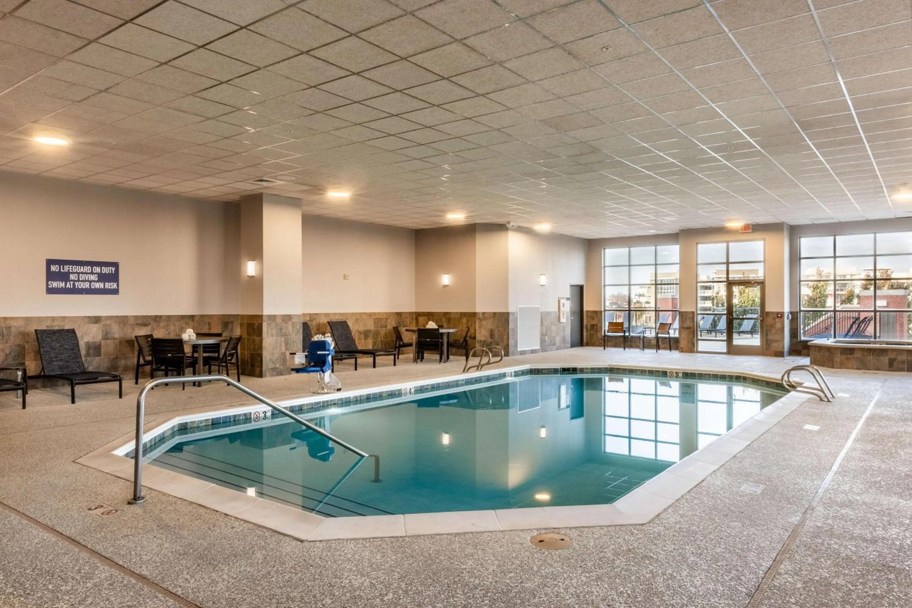 Pool view in Drury Plaza Hotel Broadview Wichita