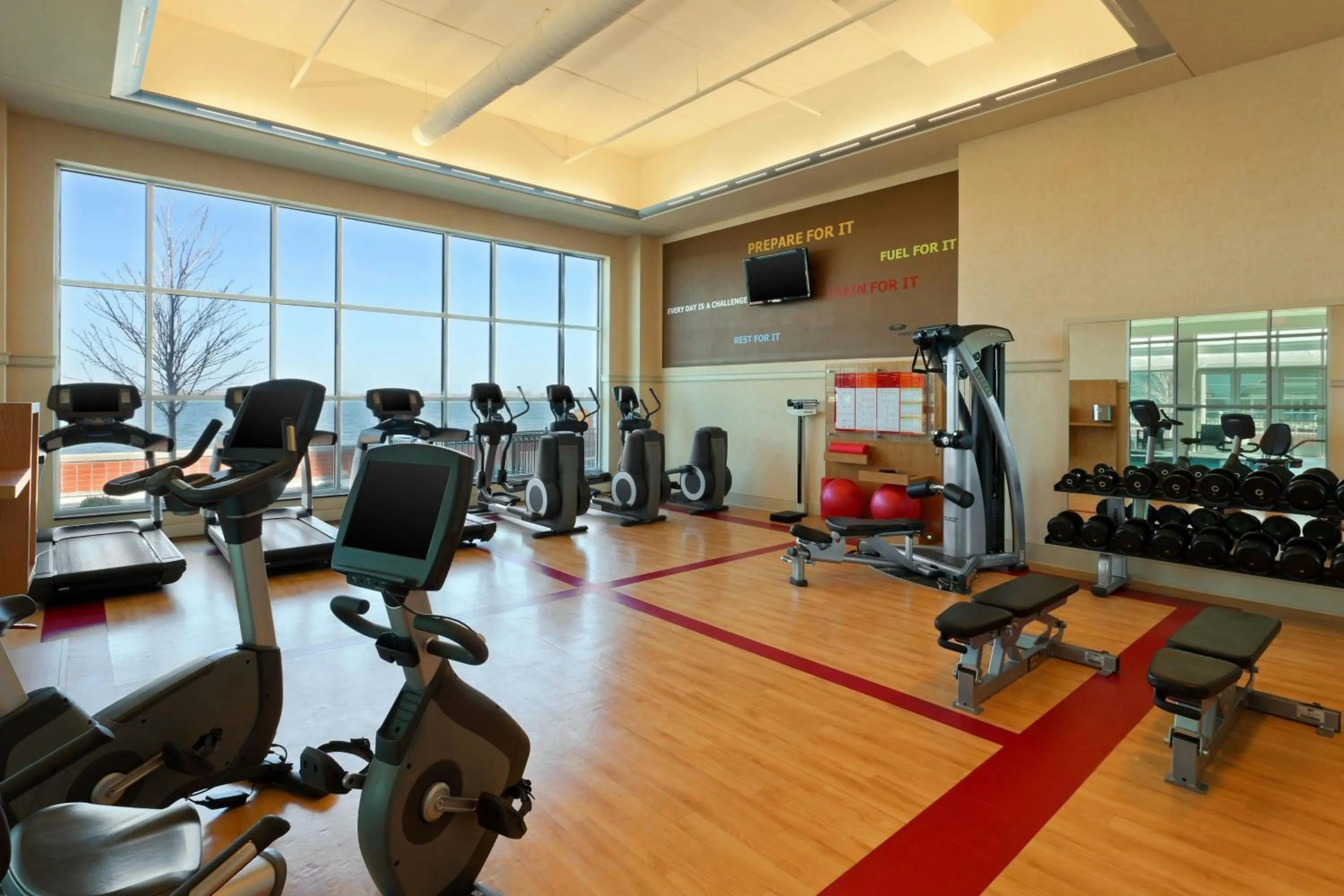 Fitness centre/facilities in Sheraton Erie Bayfront Hotel