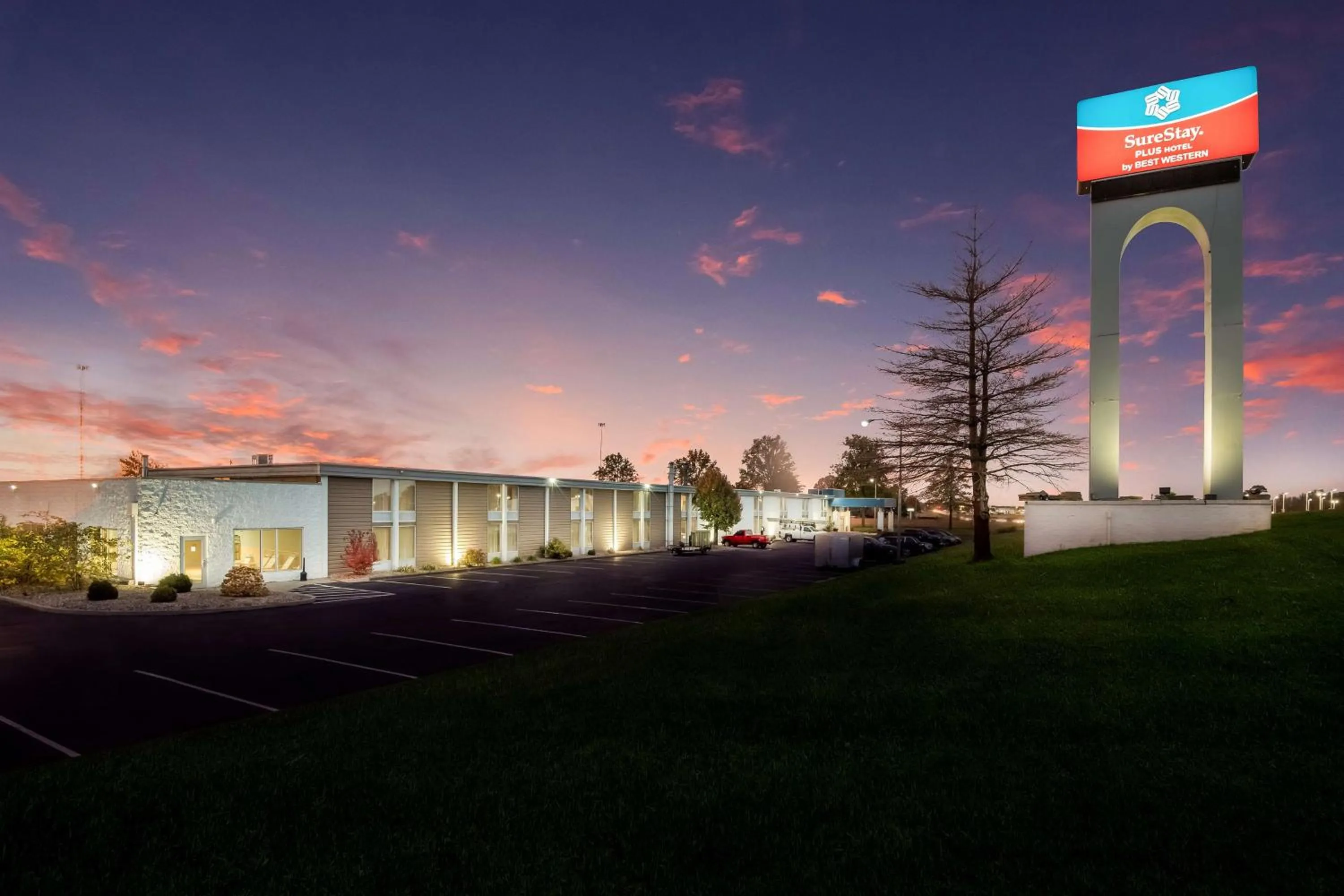 Property building in SureStay Plus Hotel by Best Western Jasper